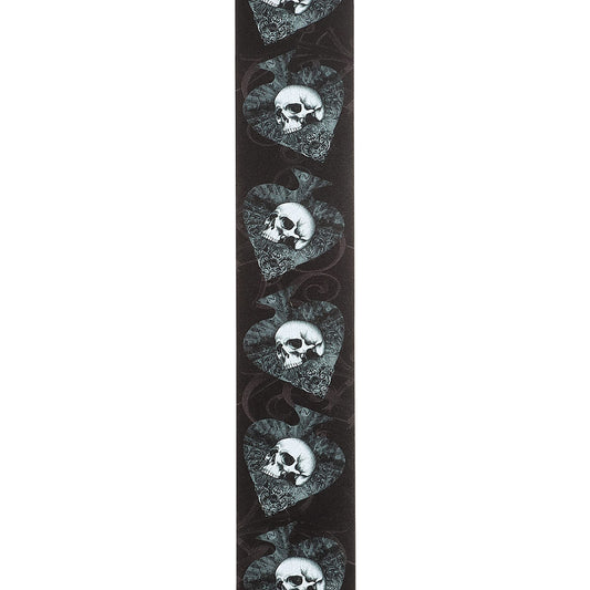 D'Addario Alchemy Leather Guitar Strap – Death Club (25LAL11) - Deccan Retail