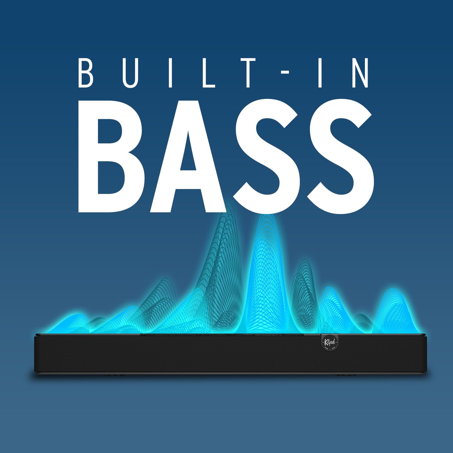 Klipsch Flexus CORE 100 2.1-Channel Dolby Atmos Sound Bar with Two 2.25" Aluminum Drivers and Dual 4" Built-in Subwoofers Connect Plus App Access