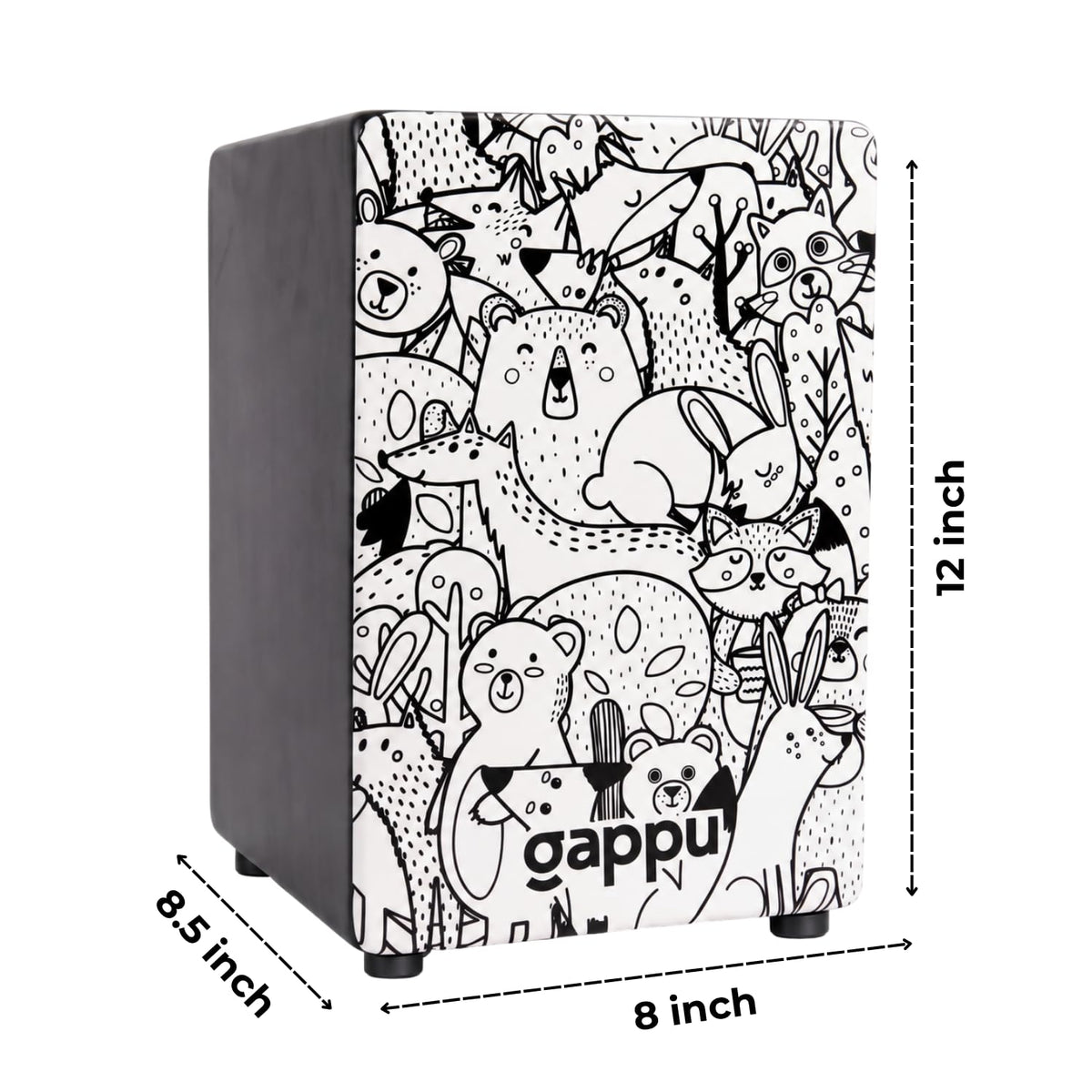 Gappu Kids Cajon Doodle Zoo Design