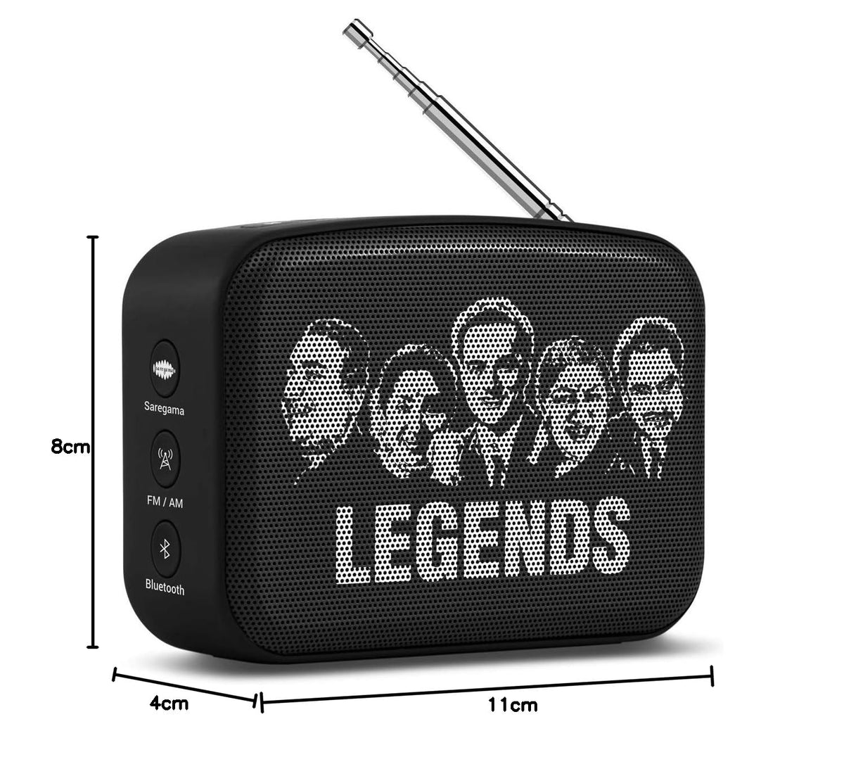 Saregama Carvaan Mini Hindi 2.0 - Moonlight Black