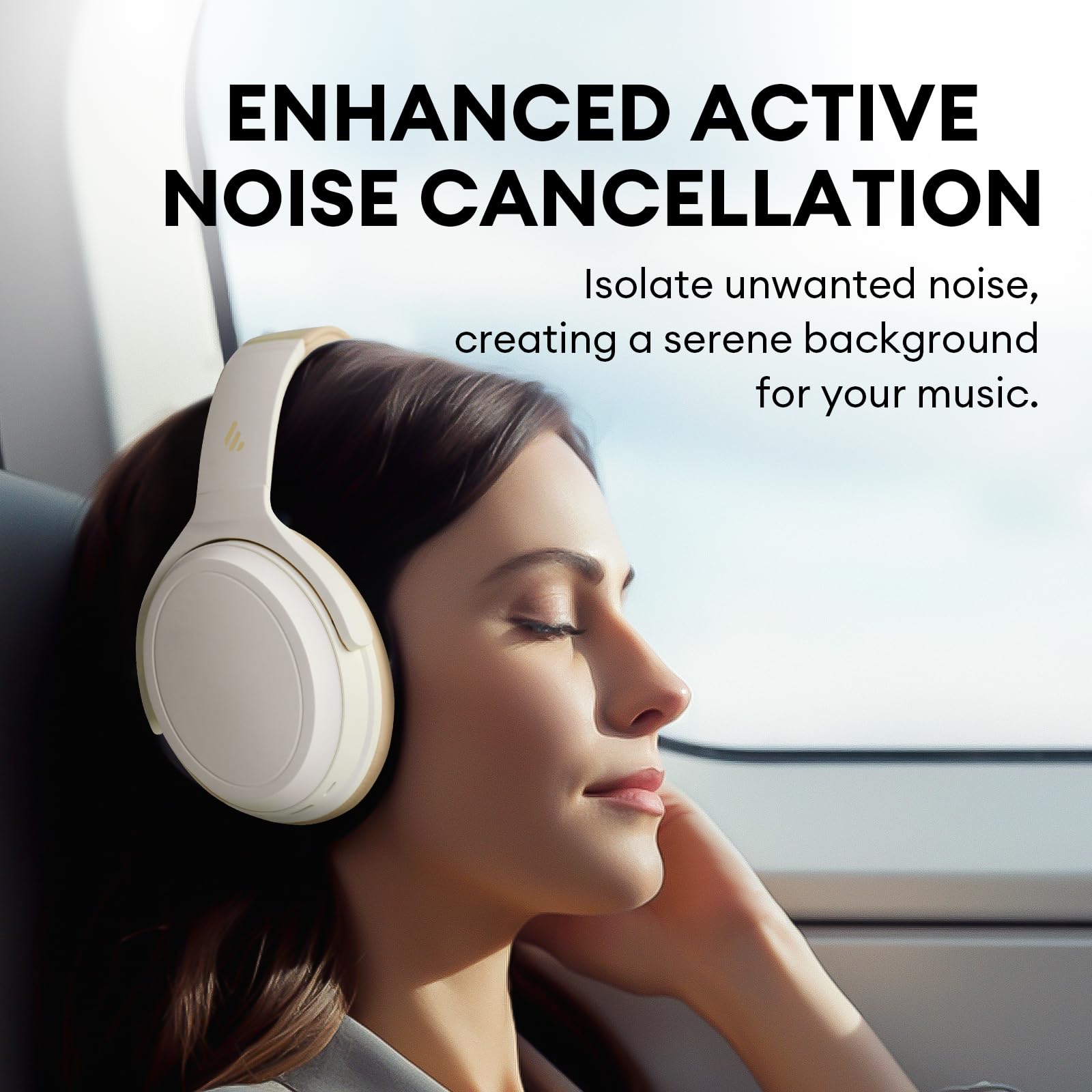 Edifier WH700 NB Headphones - Ivory - Deccan Retail