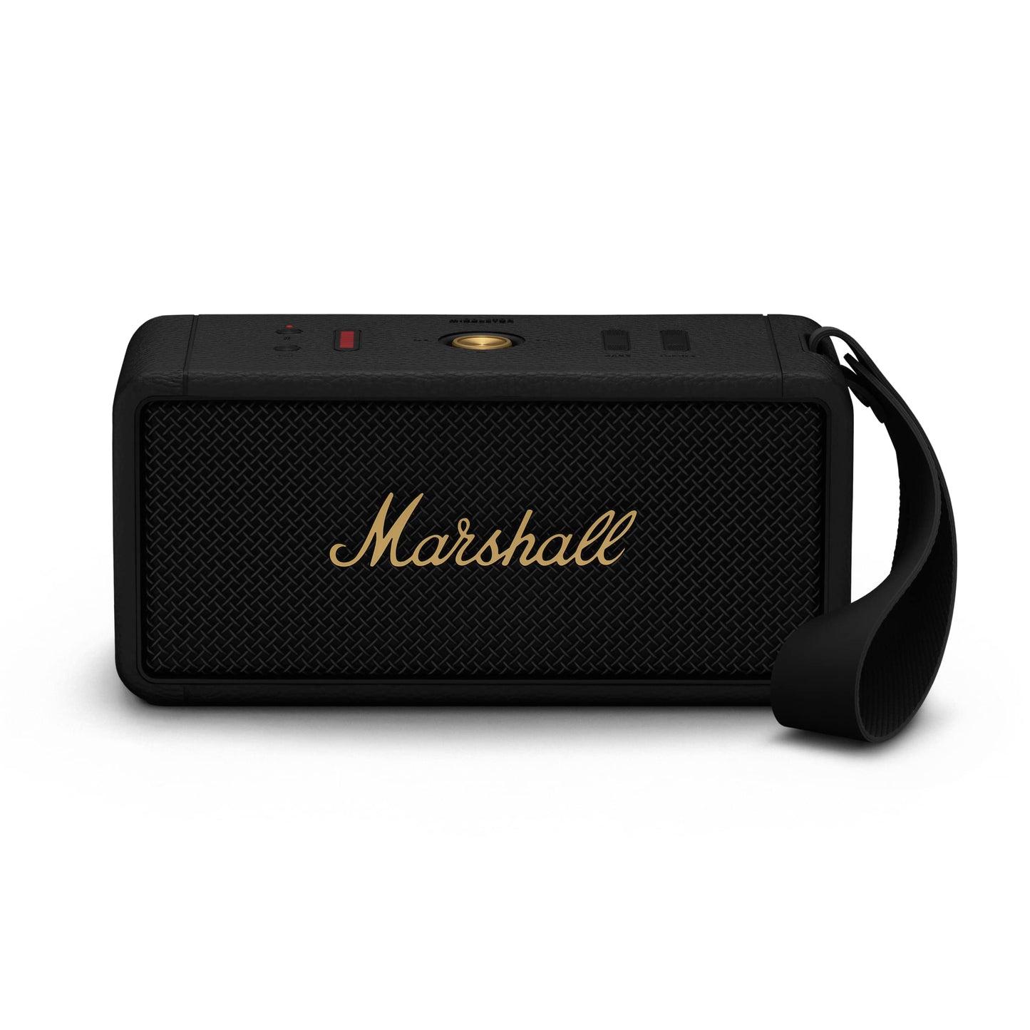 Marshall Middleton Portable Bluetooth Speaker – Black & Brass - Deccan Retail
