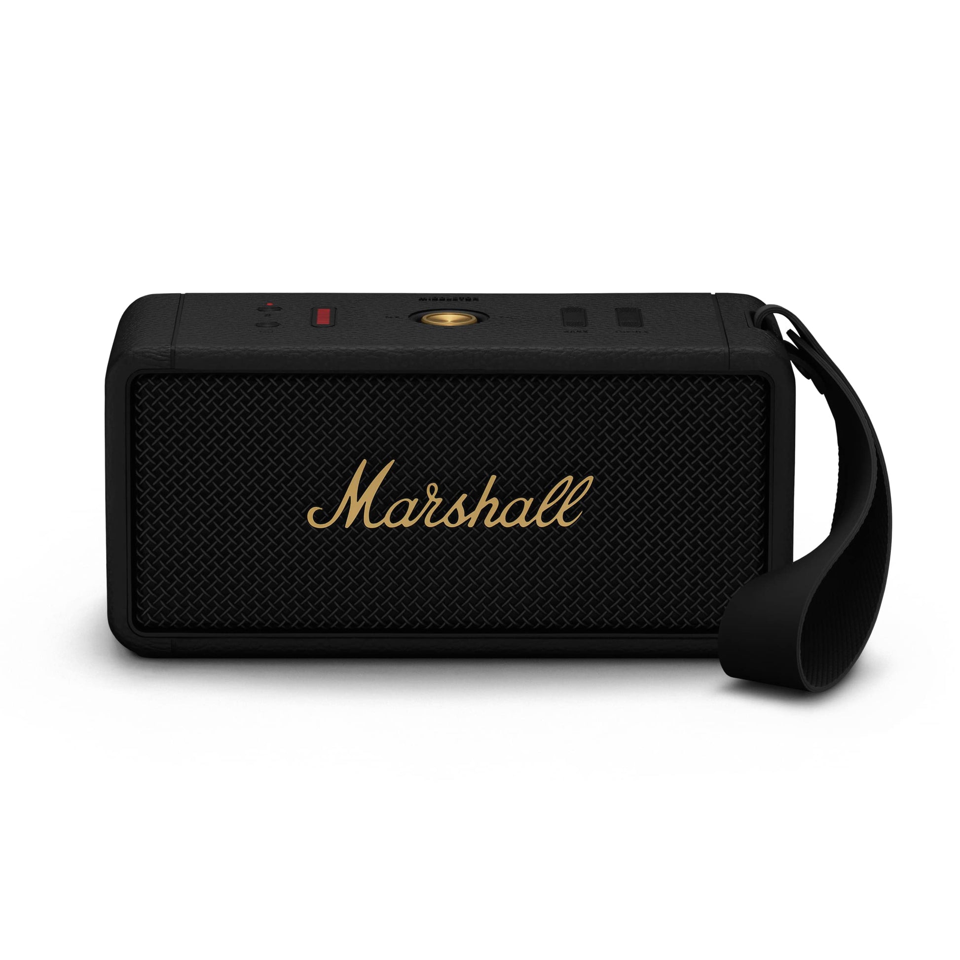 Marshall Middleton Portable Bluetooth Speaker – Black & Brass - Deccan Retail