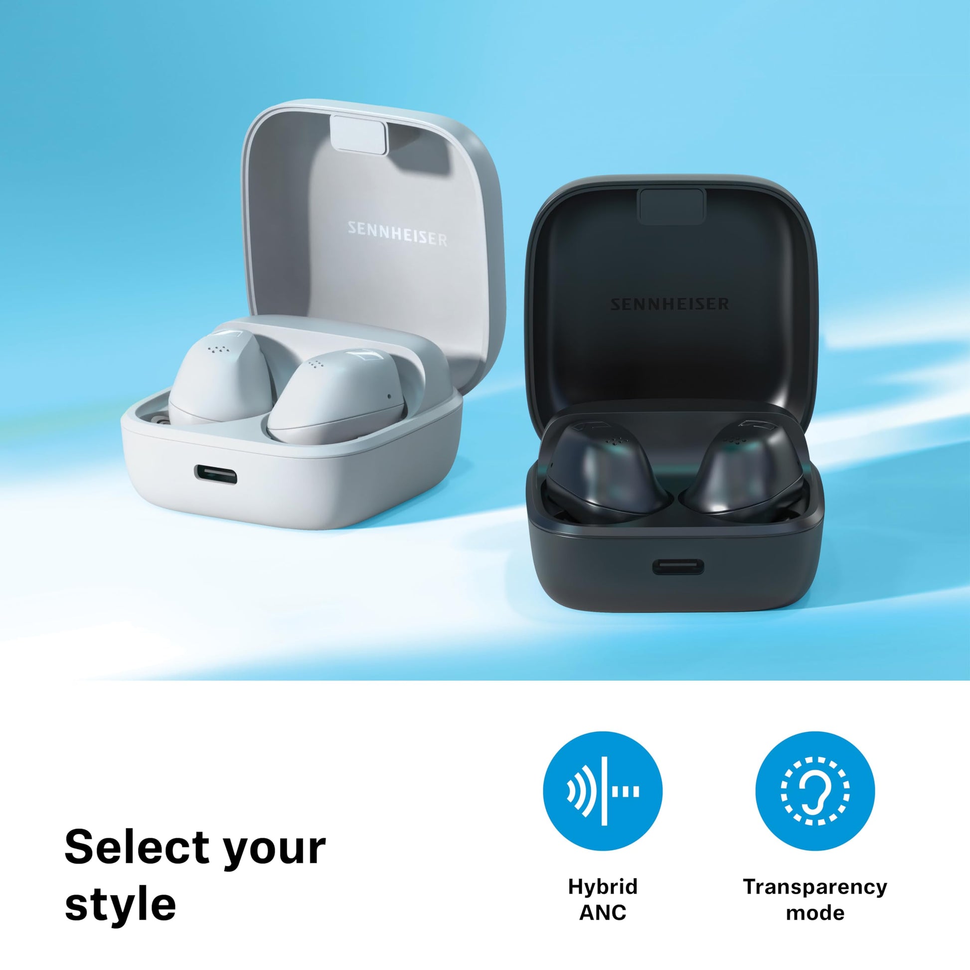 Sennheiser ACCENTUM True Wireless Earbuds with Hybrid ANC - Deccan Retail