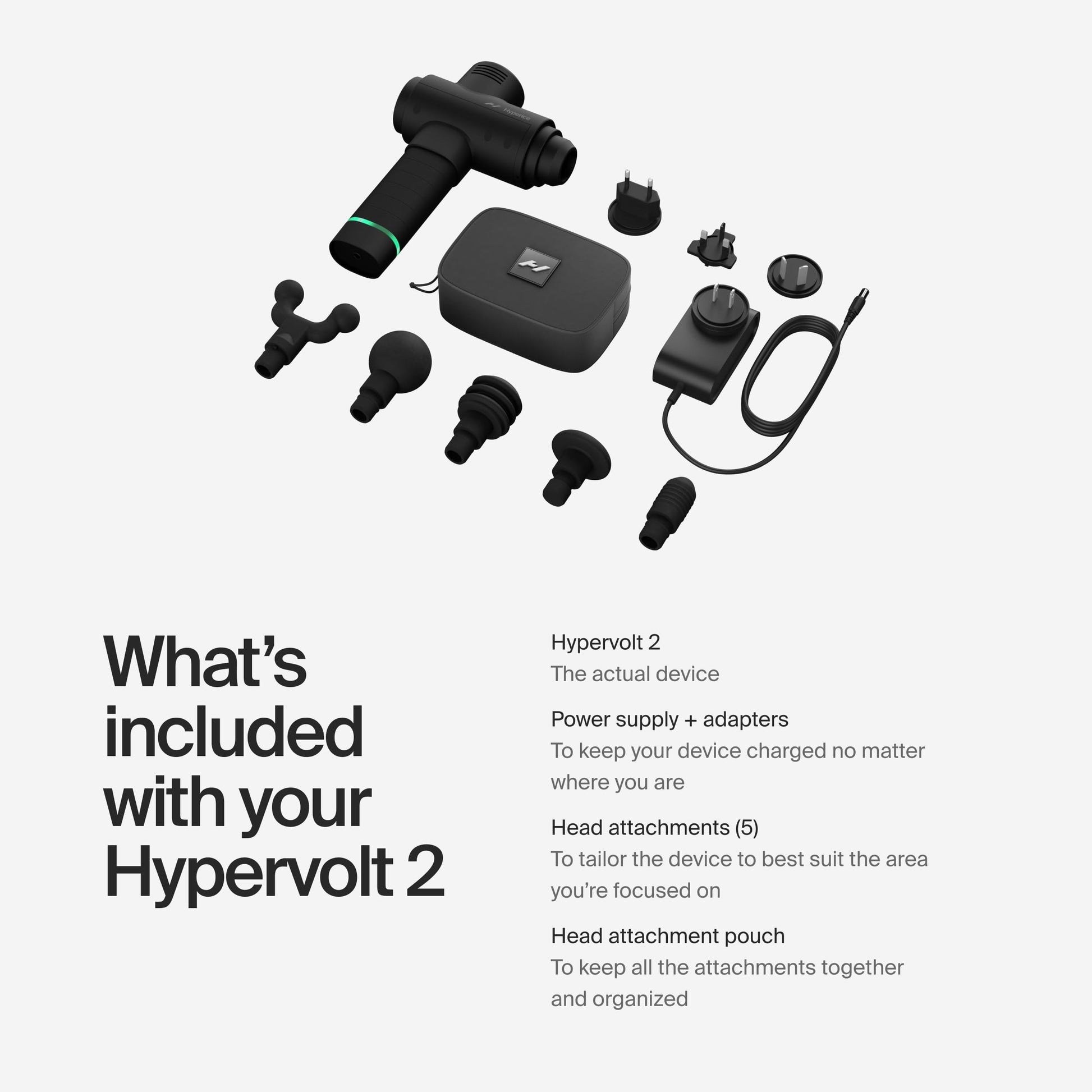 Hyperice Hypervolt 2 Portable Percussion Massager – Black - Deccan Retail