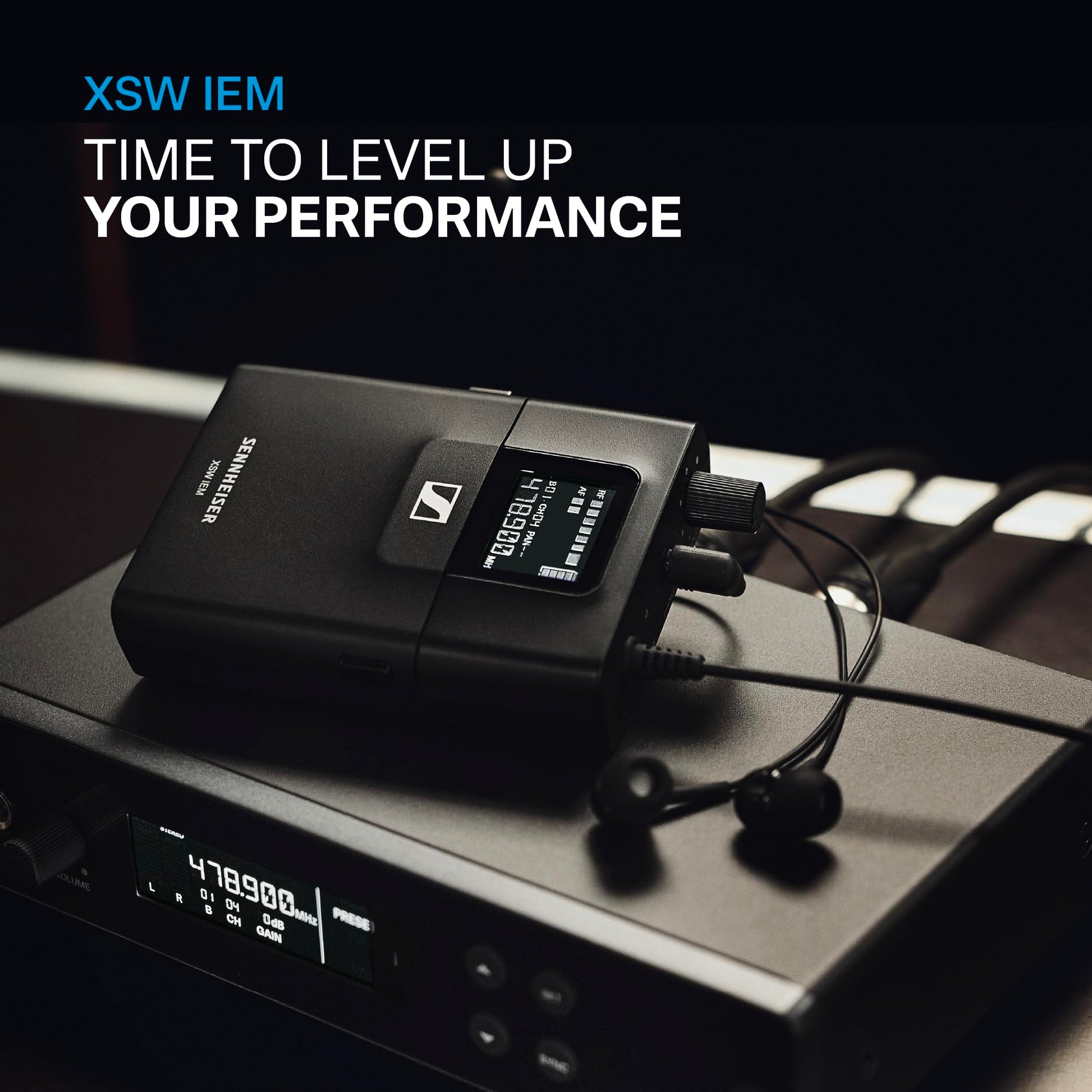Sennheiser XSW IEM Wireless in-Ear Monitor System (B) - Black - Deccan Retail