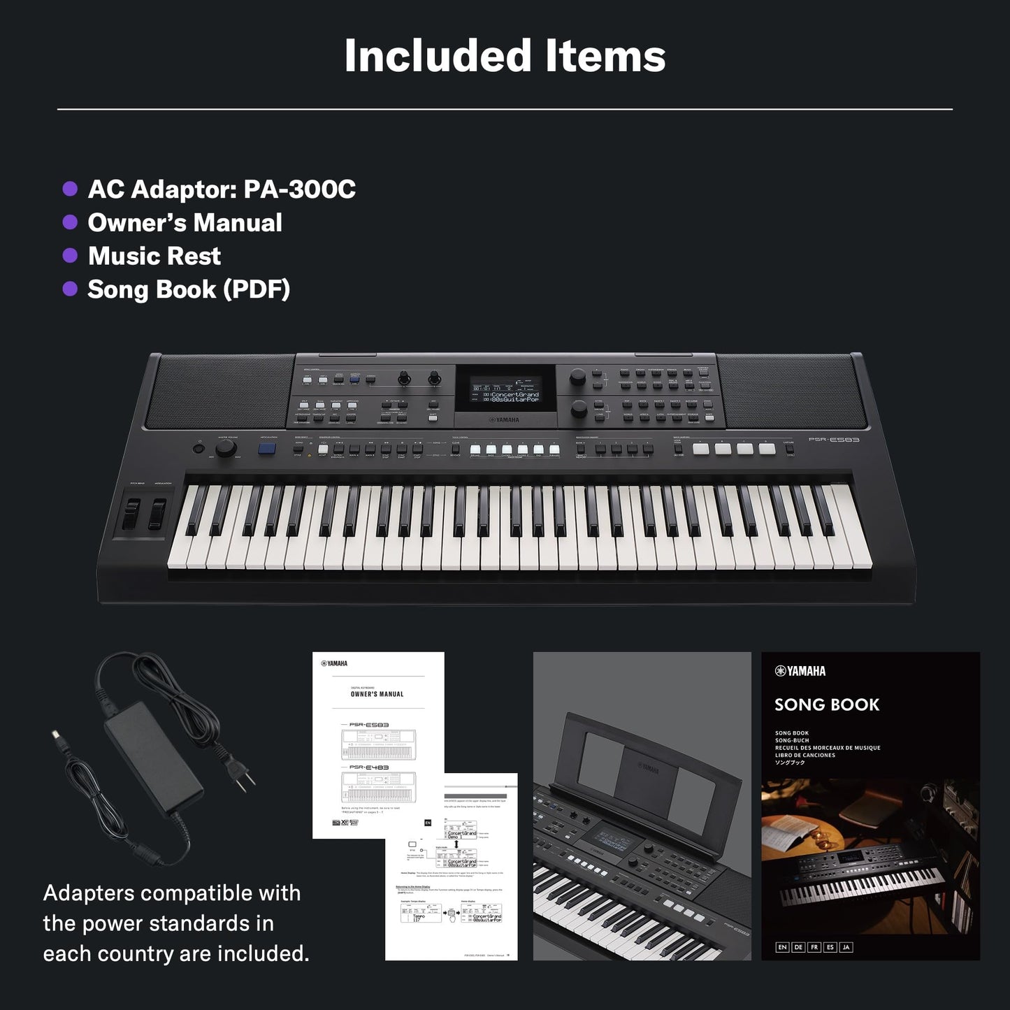 Yamaha PSR-E583 61-Key Portable Keyboard