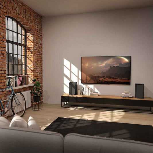 Klipsch The Sevens Heritage Inspired (Pair) Powered Speakers - Black Ash