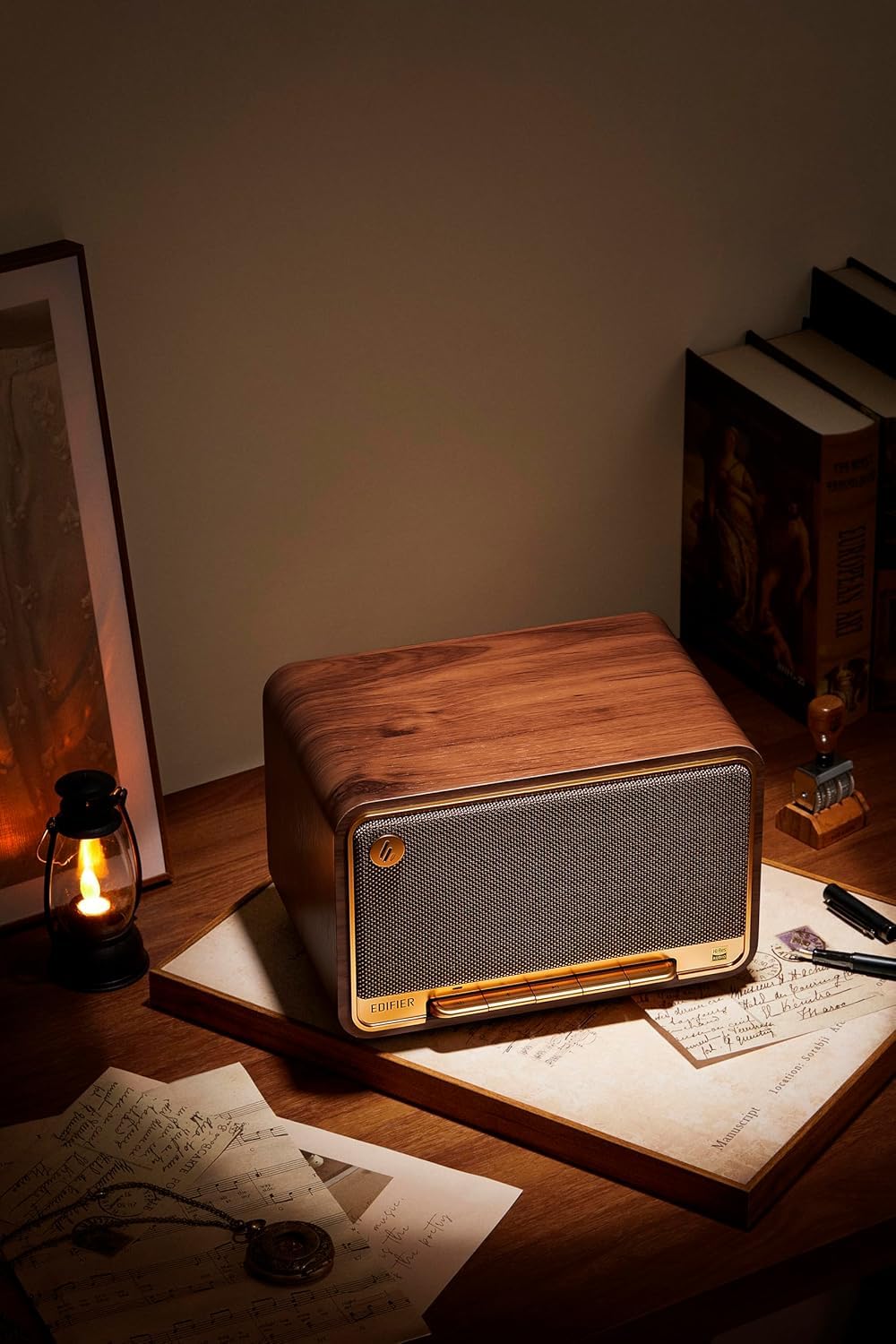 Edifier D32 Tabletop Wireless Speaker Brown – Deccan Retail