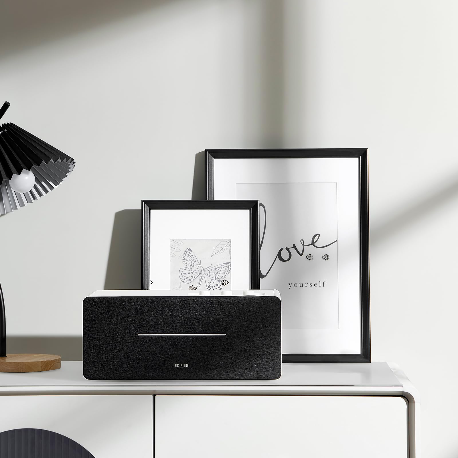 Edifier D12 Integrated Stereo Speakers - White - Deccan Retail