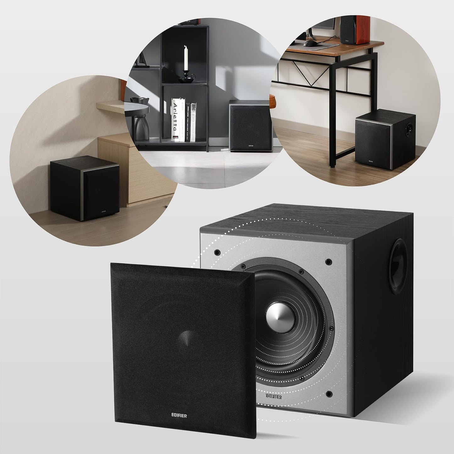 Edifier T5 Powered Active Subwoofer – 8-Inch 70W RMS