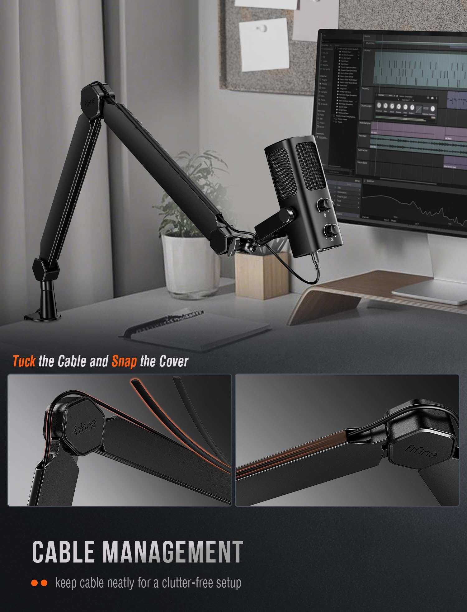 FIFINE BM66 Microphone Boom Arm - Deccan Retail
