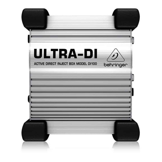 Behringer ULTRA-DI DI100 Professional DI Box – XLR, Battery/Phantom Powered