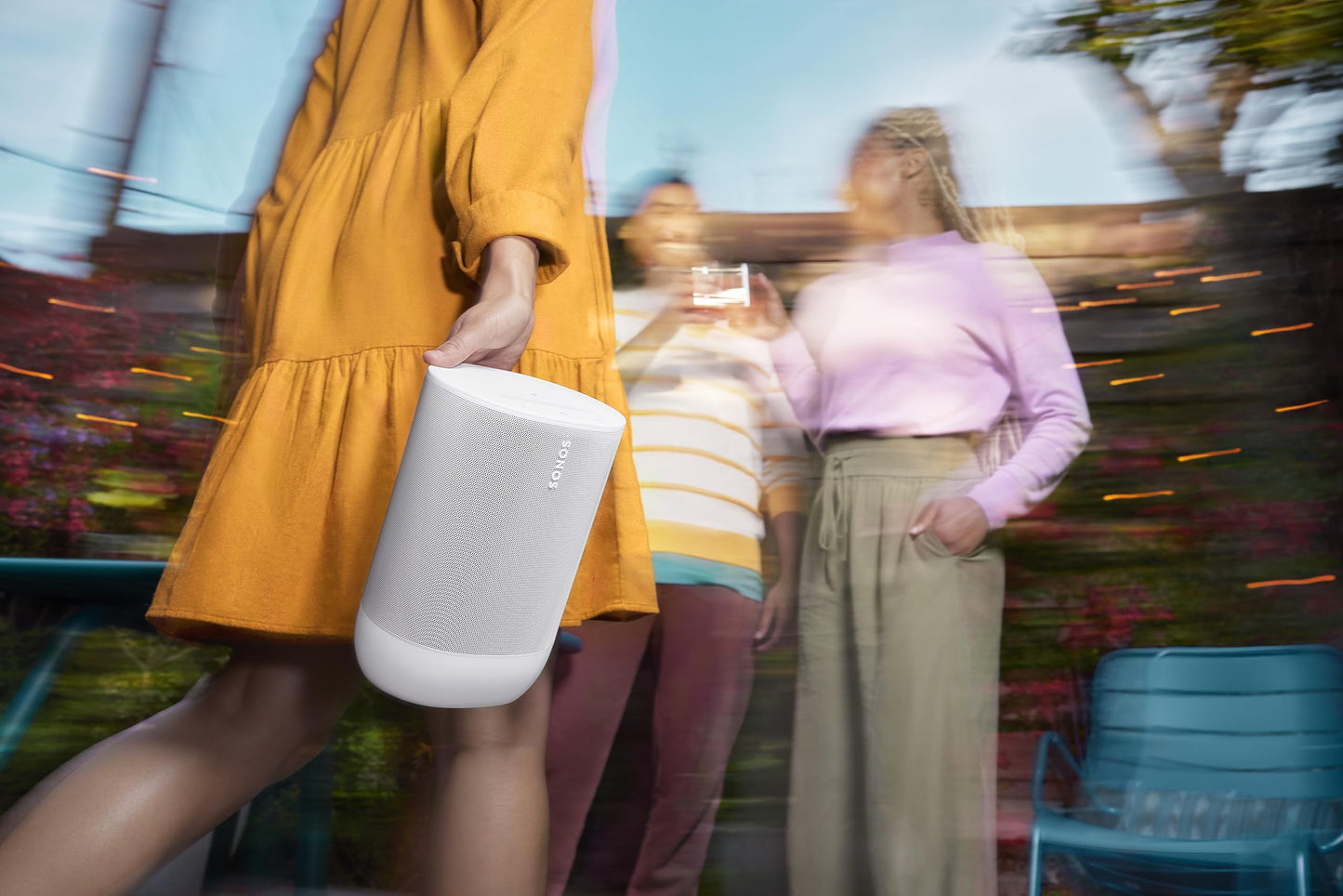 Sonos Move 2 Wireless Portable Speaker with Charging Base – White - Deccan Retail