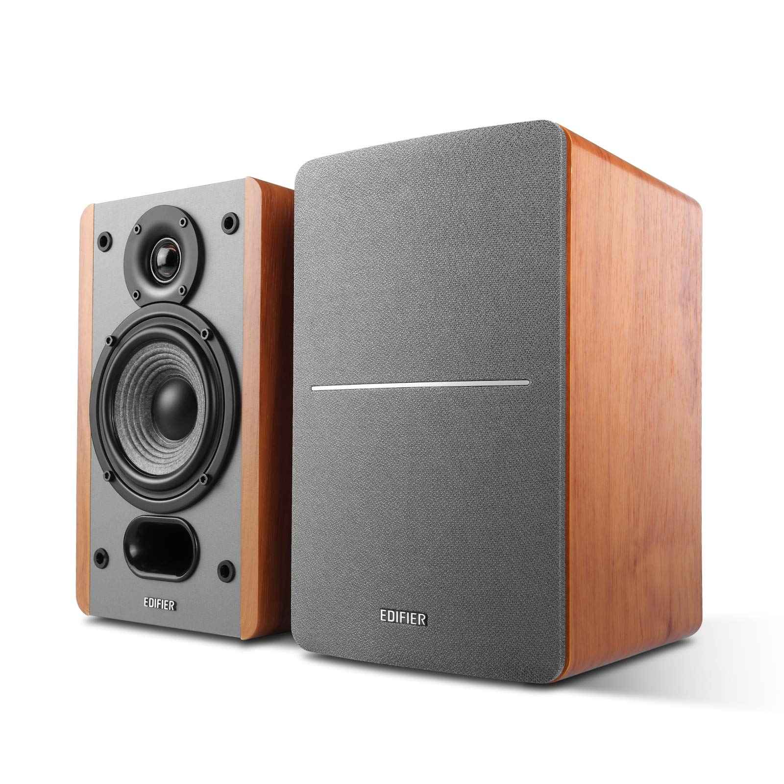 Edifier P12 Passive Bookshelf Speakers – Wood Brown