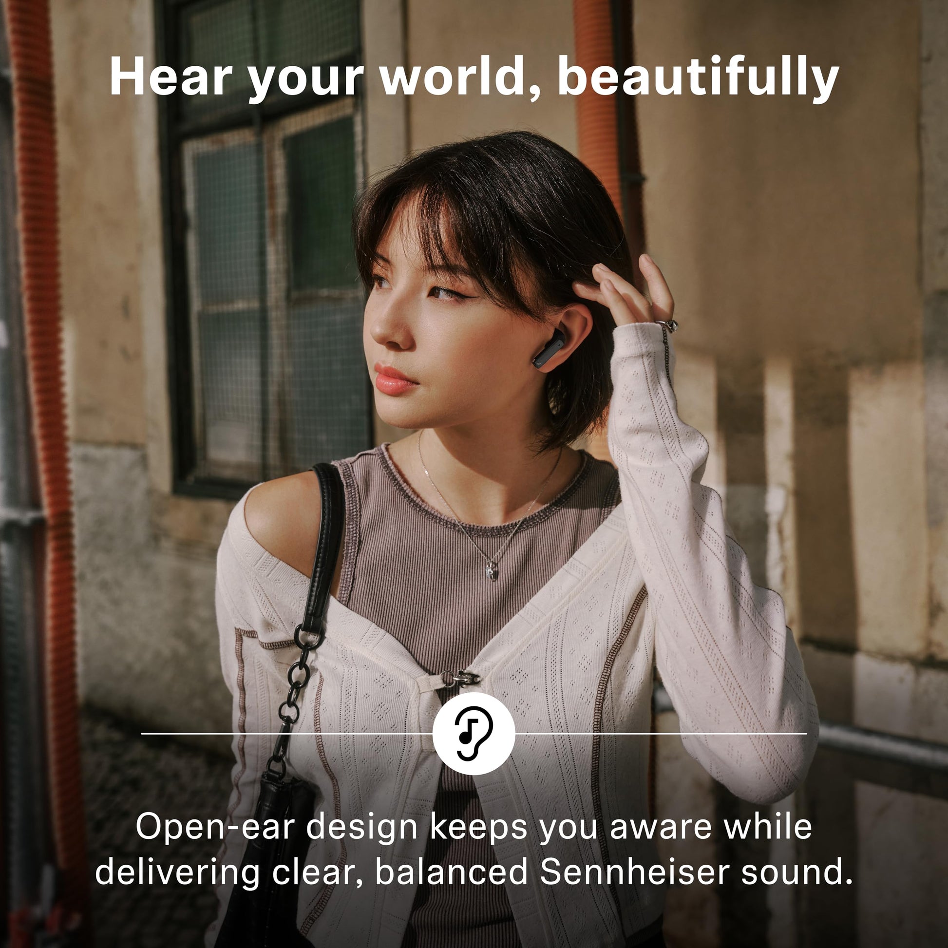 Sennheiser ACCENTUM Open True Wireless Earbuds – Black - Deccan Retail