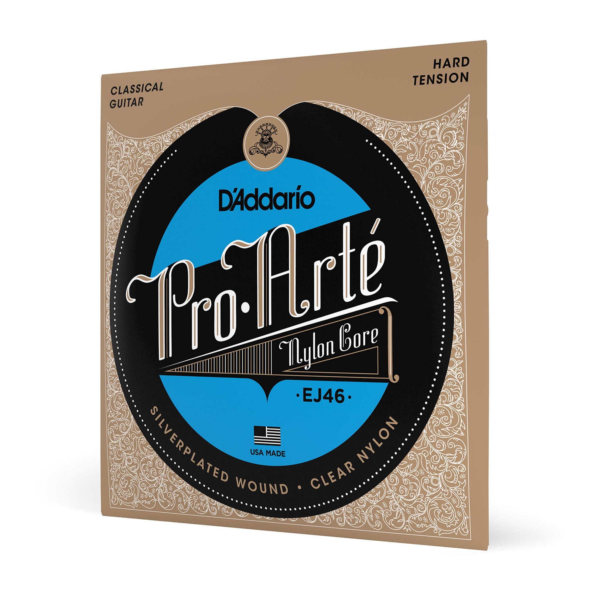 D'Addario EJ46 Pro-Arte Clear Nylon Classical Guitar Strings Hard Tension - Deccan Retail