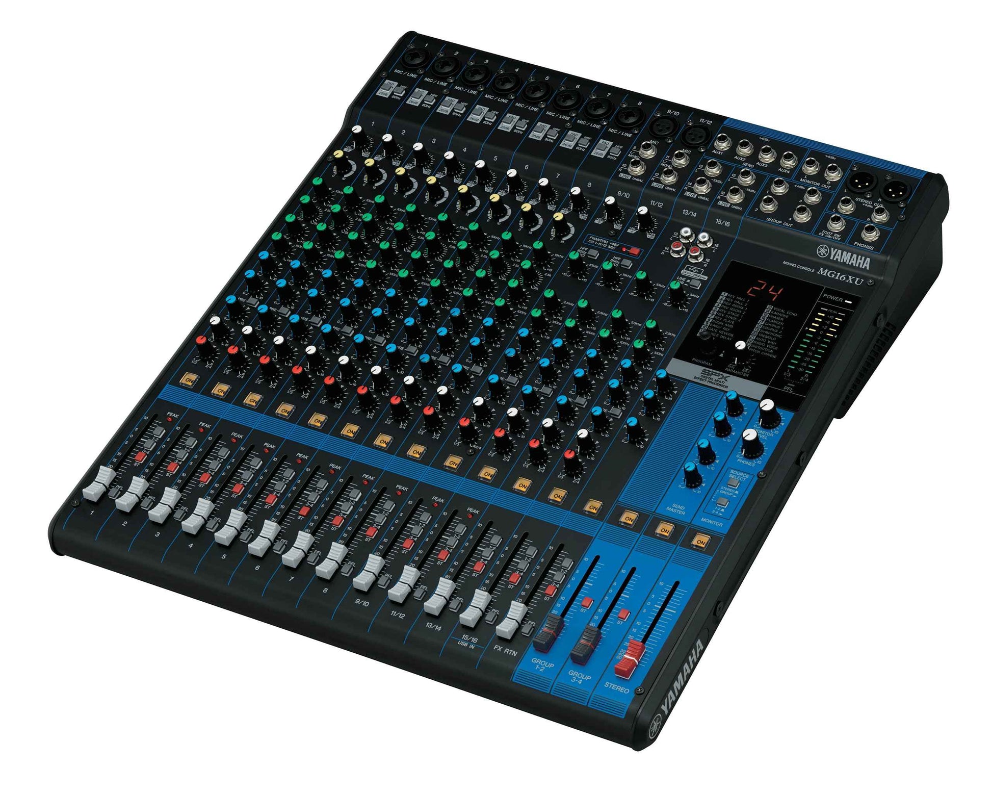 Yamaha MG16XU 16-Input 6-Bus Analog Mixer with USB & Effects