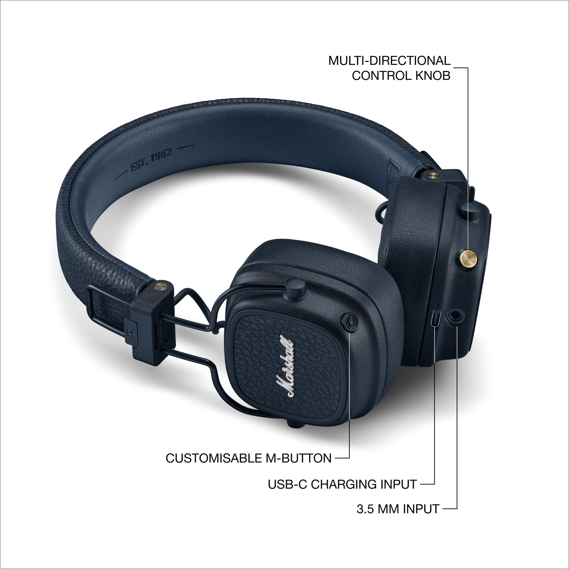 Marshall Major V Wireless On Ear Headphones - Deccan Retail