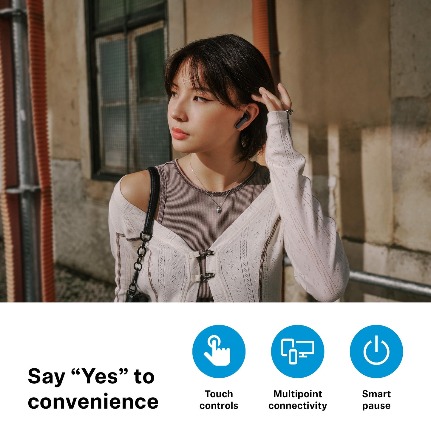 Sennheiser ACCENTUM Open True Wireless Earbuds – Black - Deccan Retail