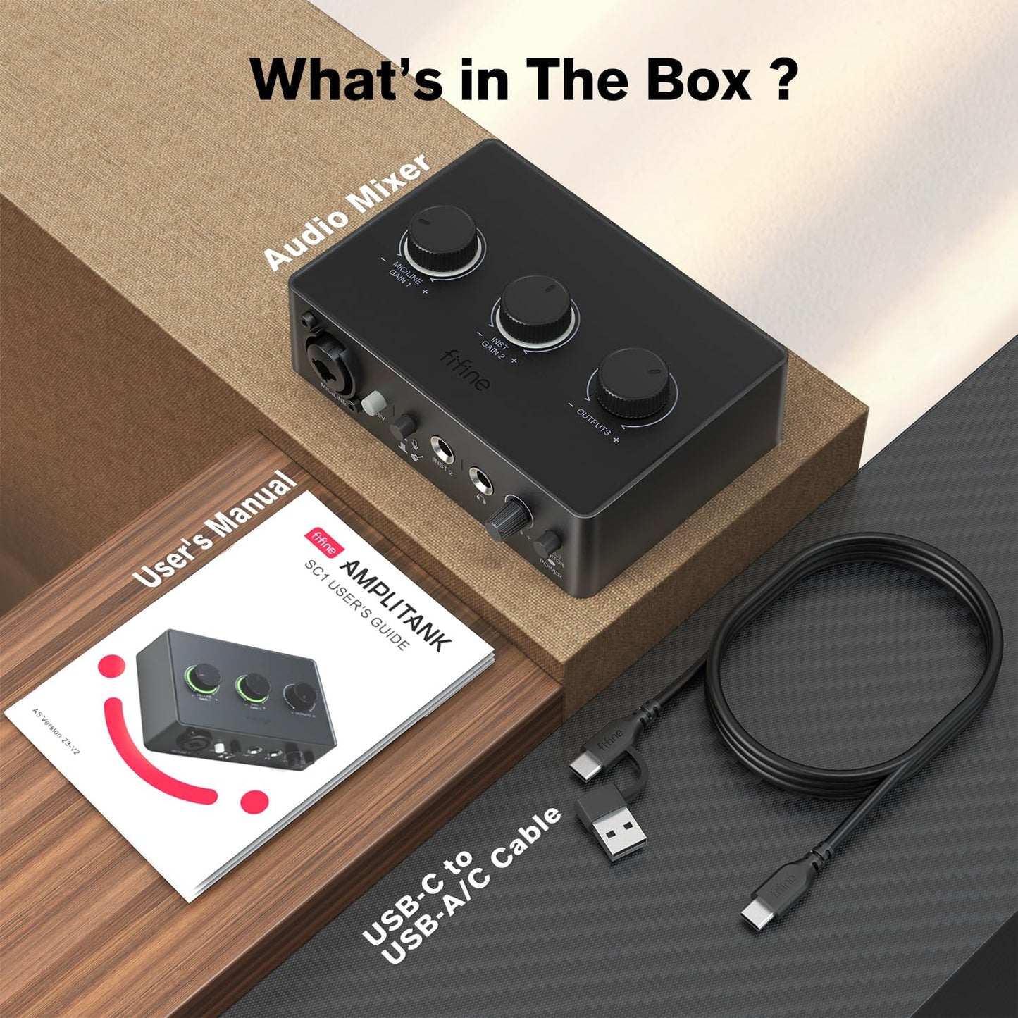 FIFINE SC1 USB Audio Interface - Deccan Retail