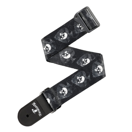 D'Addario Alchemy Skulls in Spades Guitar Strap - Deccan Retail