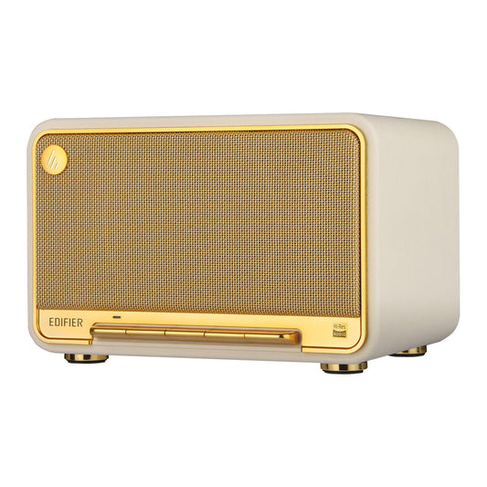 Edifier D32 Tabletop Wireless Speaker - White - Deccan Retail