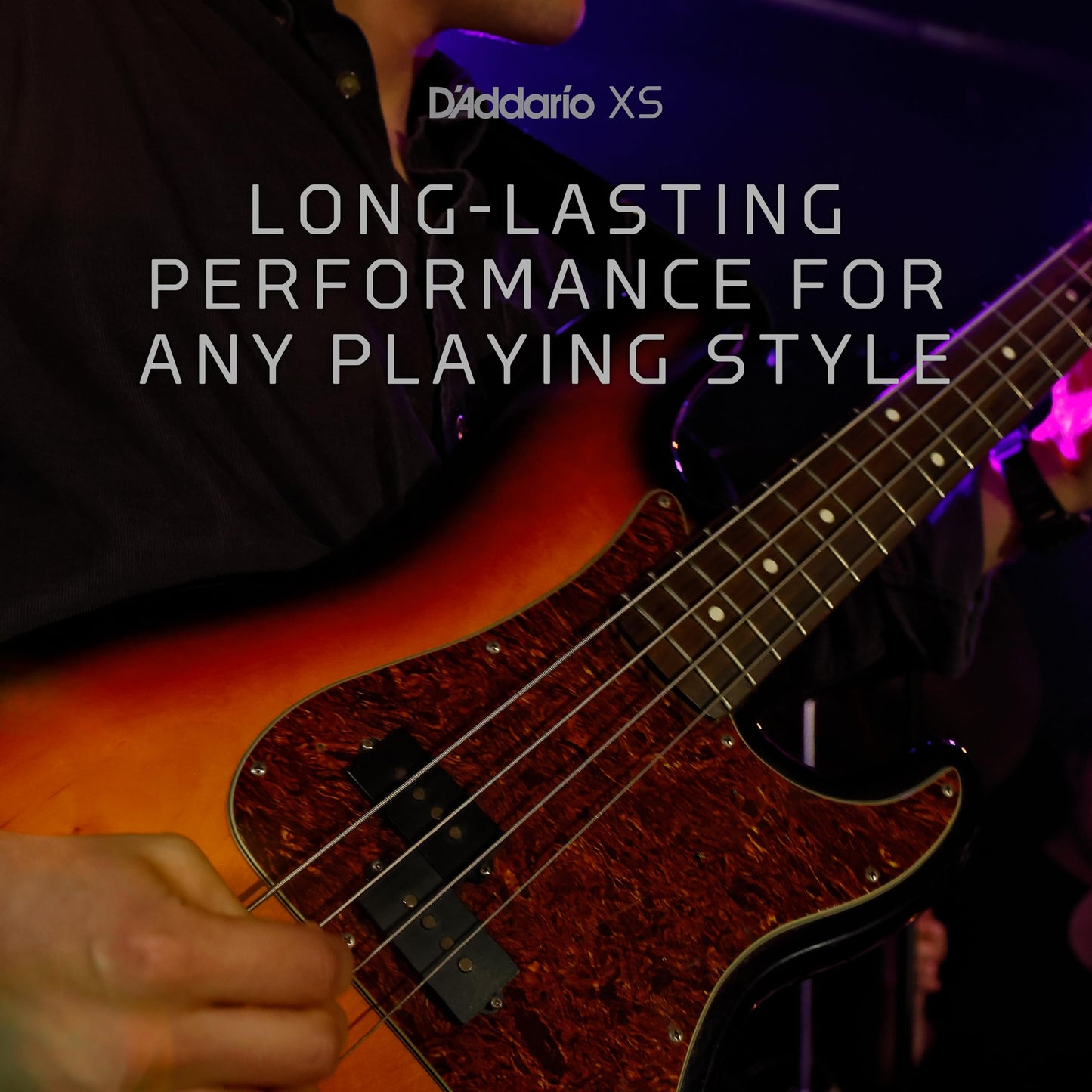 D'Addario Bass Guitar Strings, XS Coated Electric, XSB45130, Regular Light 45-130, 5-String Set, Pack of 1