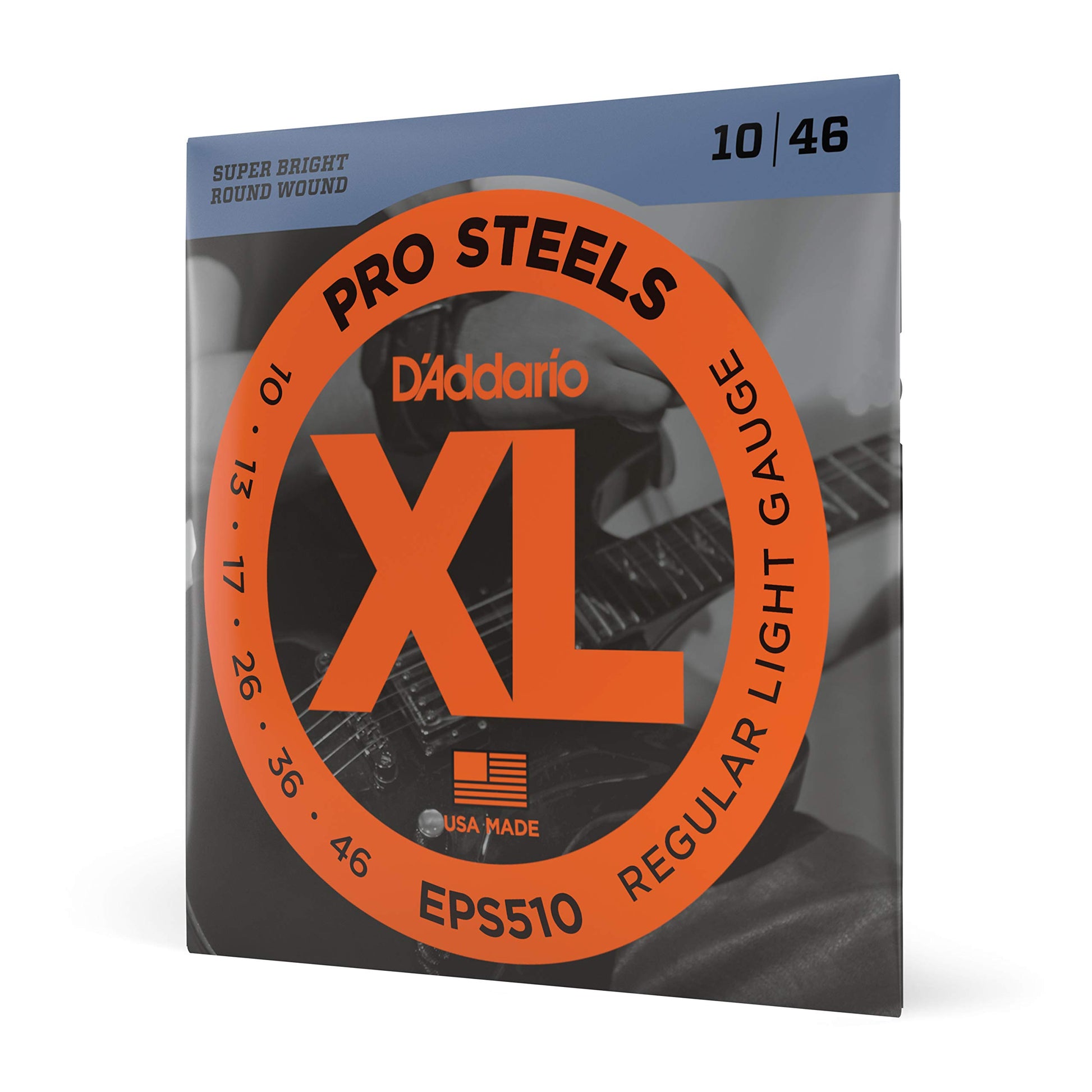 D'Addario EPS510 ProSteels Electric Guitar Strings Regular Light 10-46 - Deccan Retail