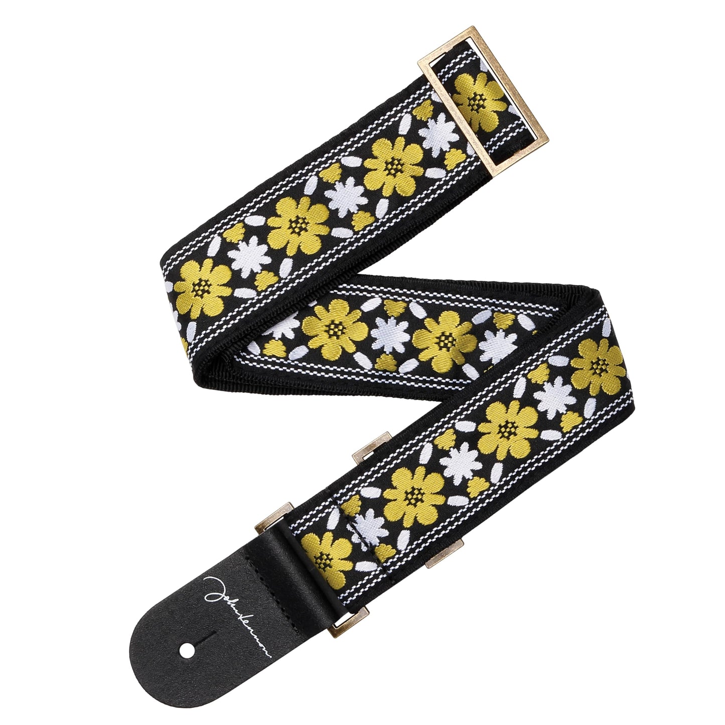 D'Addario John Lennon Rooftop Jacquard Guitar Strap - Deccan Retail