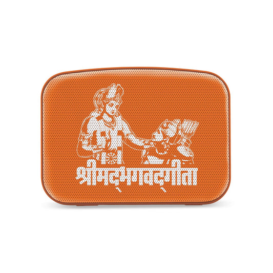 Saregama Carvaan Mini 2.0 Shrimad Bhagavad Gita - Saffron Orange
