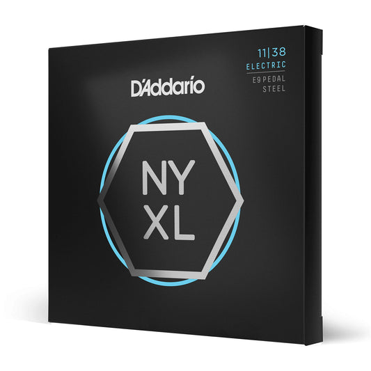 D'Addario NYXL Nickel Wound Pedal Steel Guitar Strings Regular Light 11-38 (NYXL1138PS) - Deccan Retail