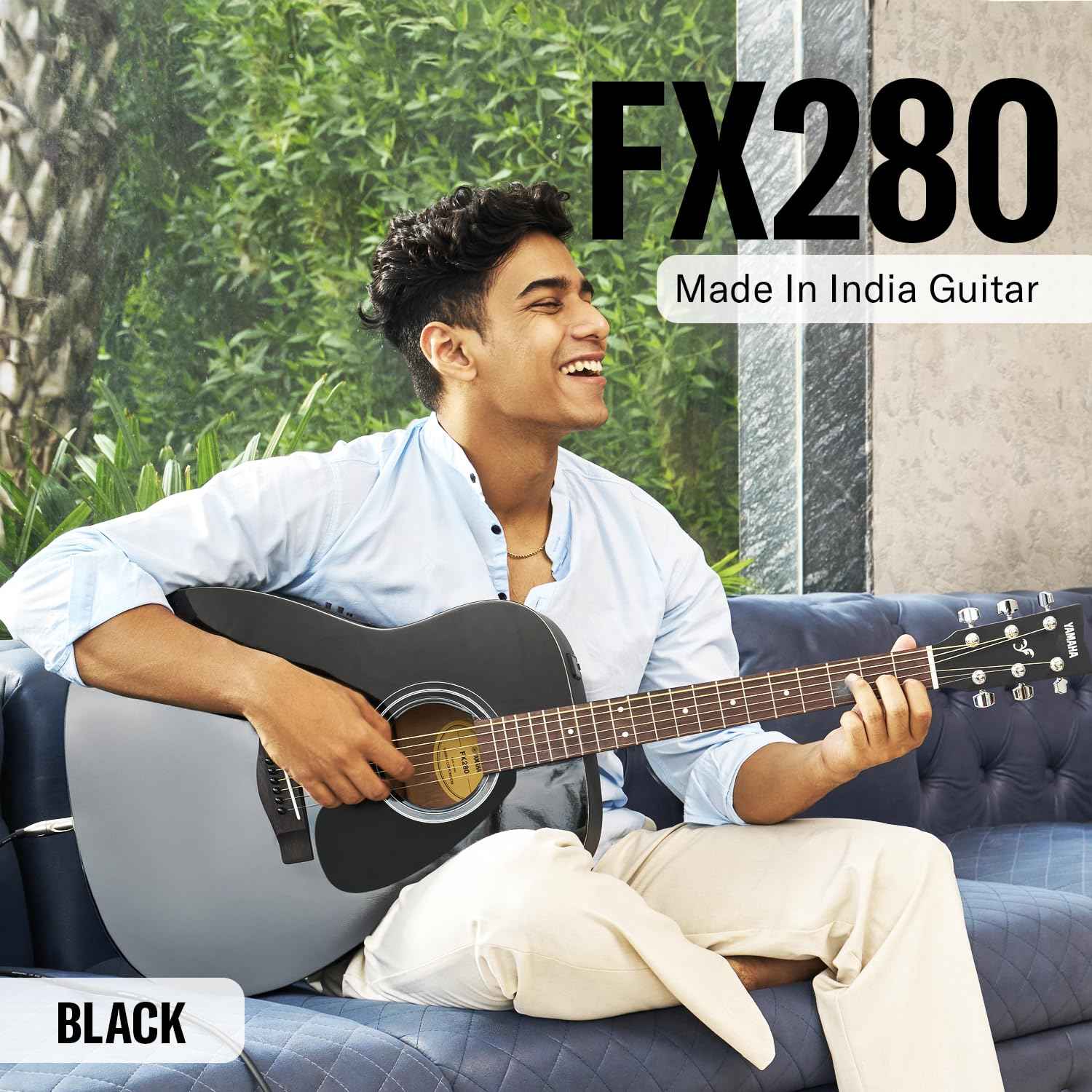 Yamaha FX280 Electro Acoustic Guitar – Black
