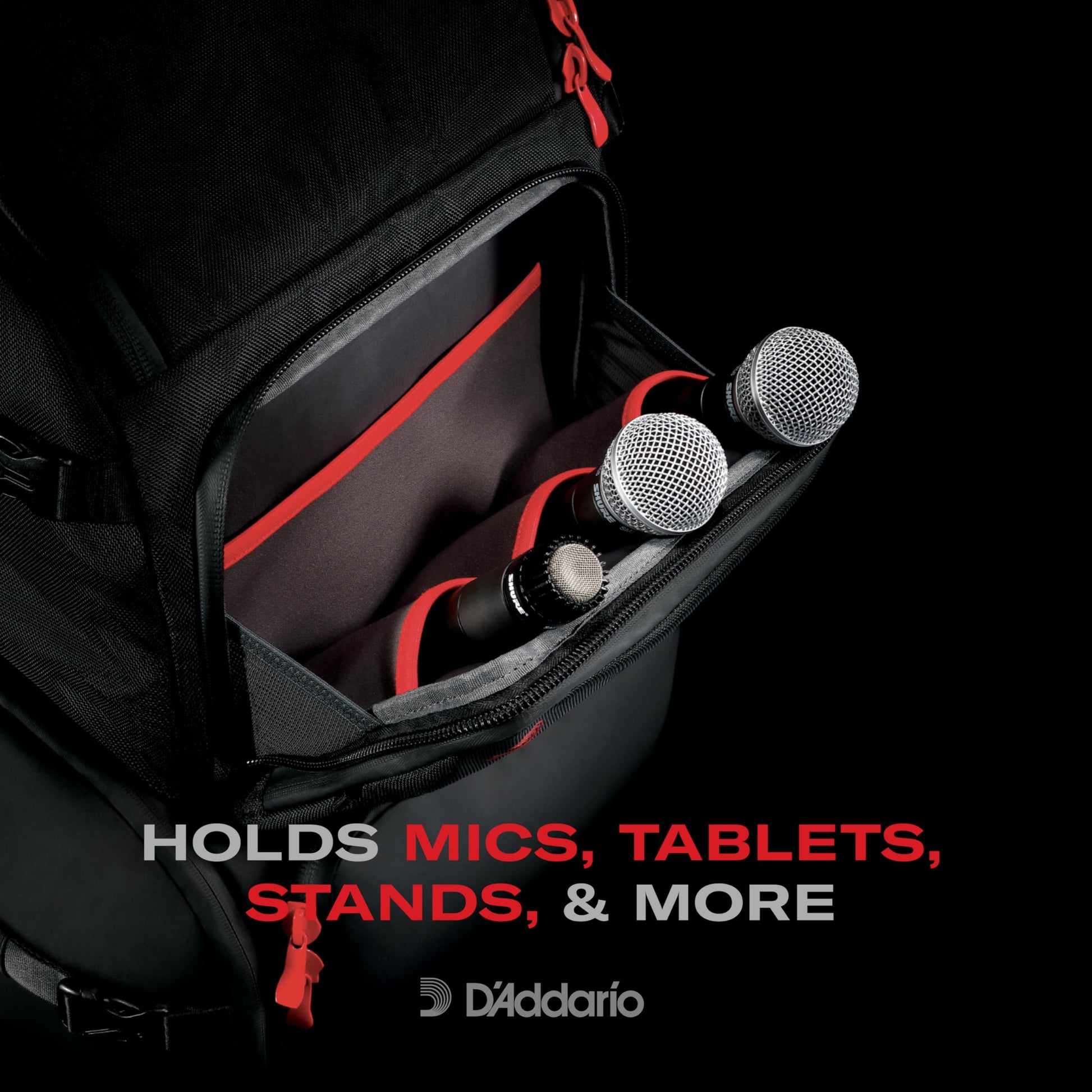 D'Addario Backline Gear Transport Pack Solo – Gig & DJ Gear Bag - Deccan Retail