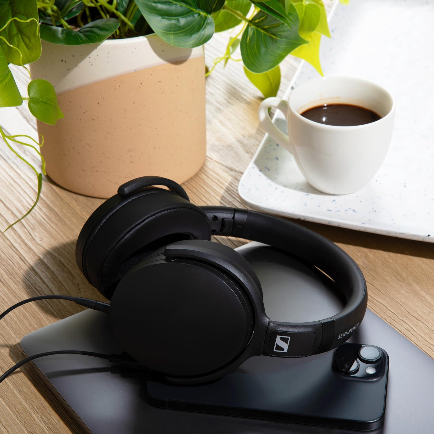 Sennheiser HD 400U USB-C Wired Over-Ear Headphones – Black