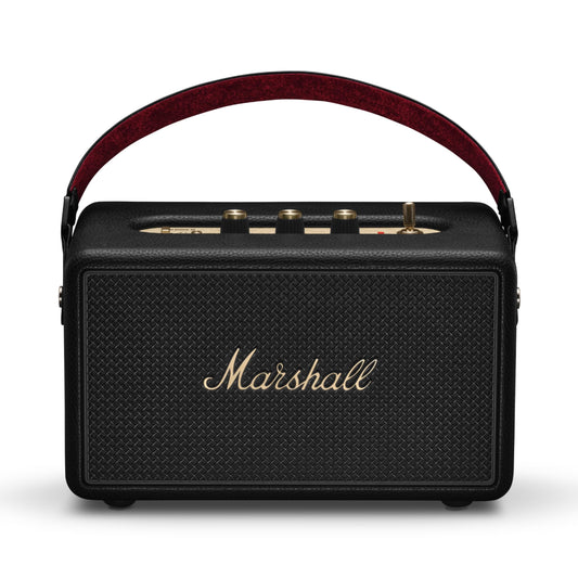 Marshall Kilburn III Portable Bluetooth Speaker – Black & Brass - Deccan Retail
