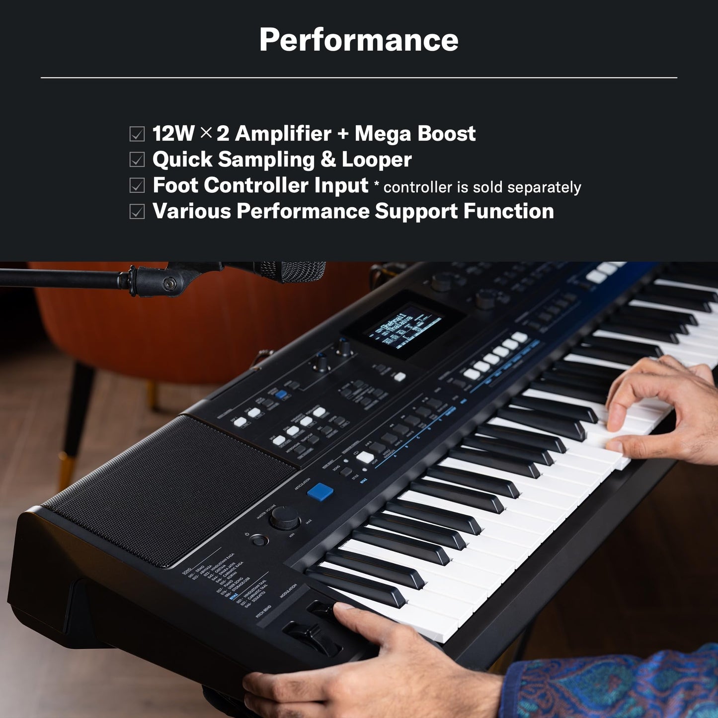 Yamaha PSR-I610 61-Key Professional Portable Keyboard