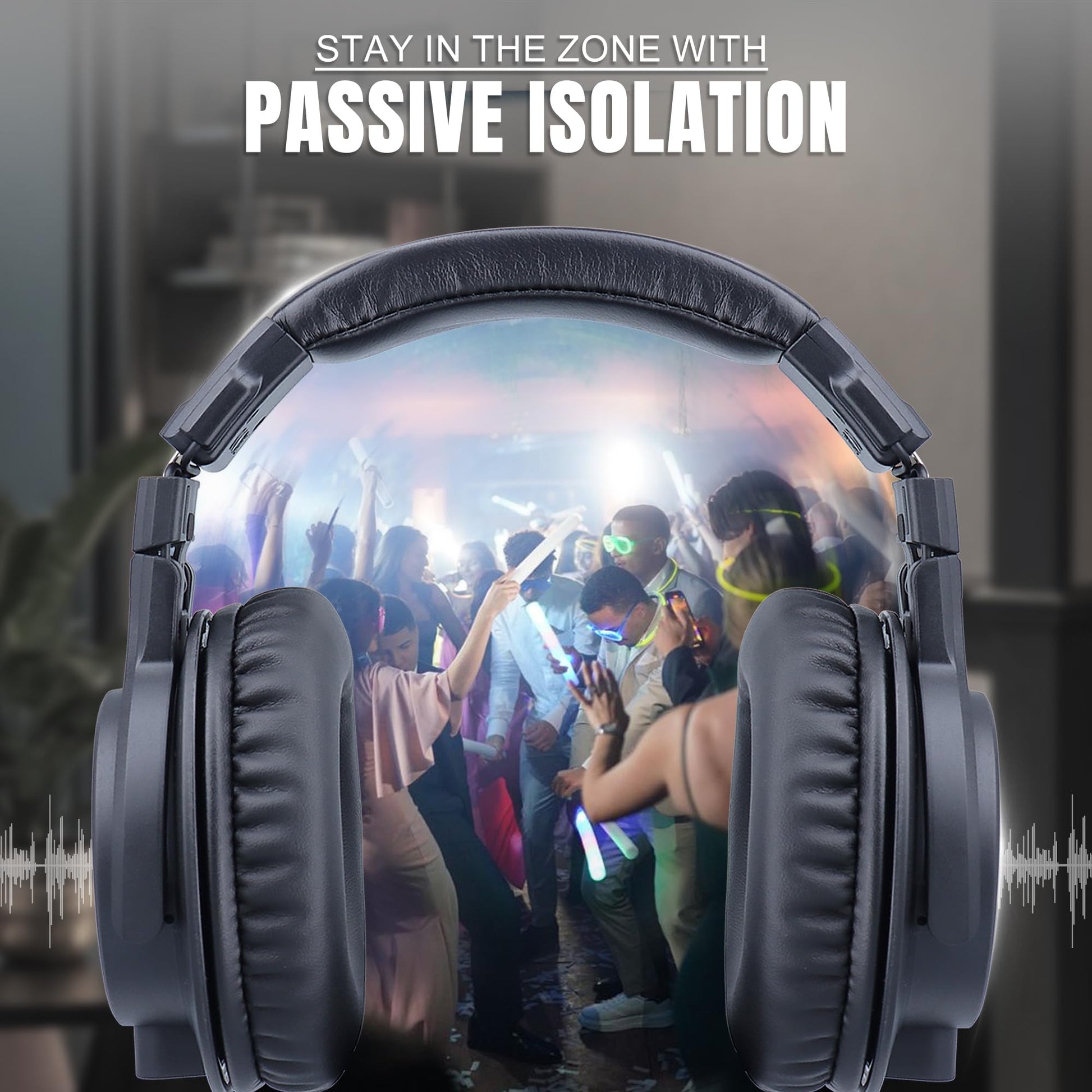 CLAW SM70 Studio Monitoring DJ Wired Over-Ear Headphones with 40mm Drivers - Deccan Retail
