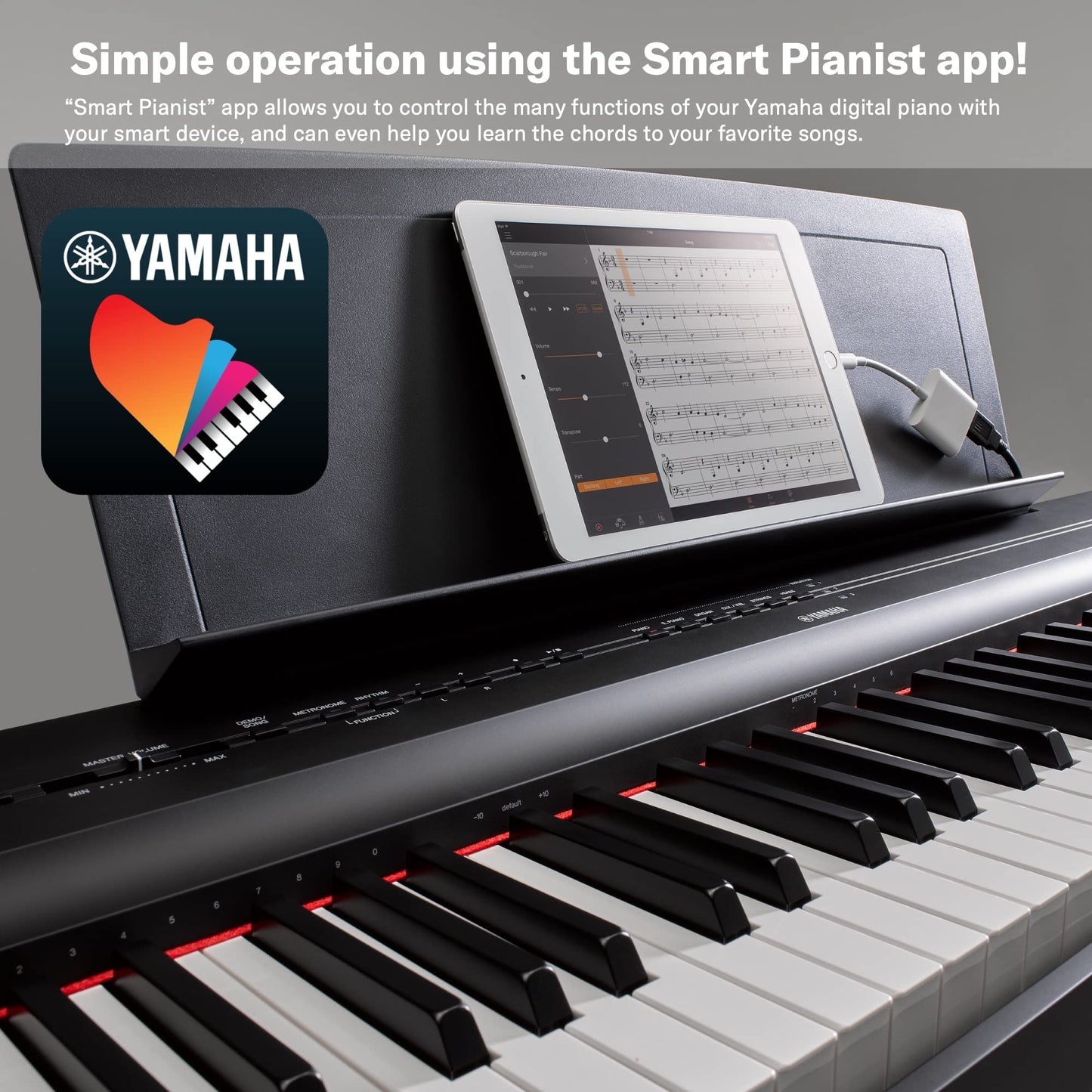 Yamaha P-125AB 88-Key Digital Piano – Black