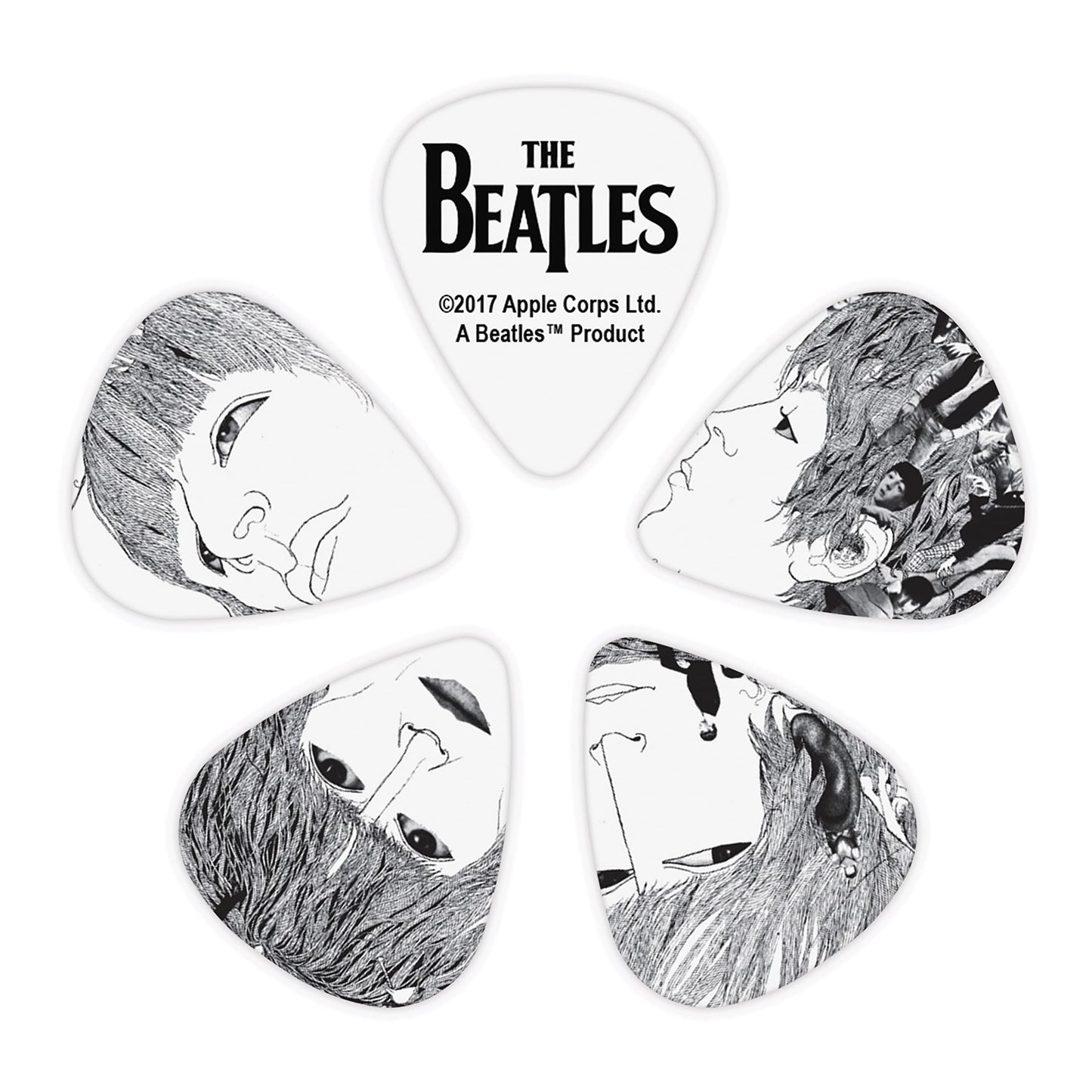 Planet Waves Beatles Revolver Thin Guitar Picks 10 Pack (1CWH2-10B1) - Deccan Retail