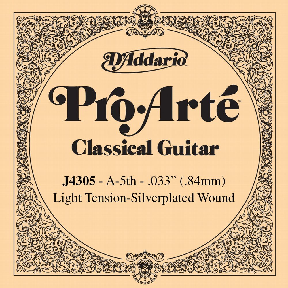 D'Addario J4305 Pro-Arte Classical Guitar String – 5th String Light Tension - Deccan Retail
