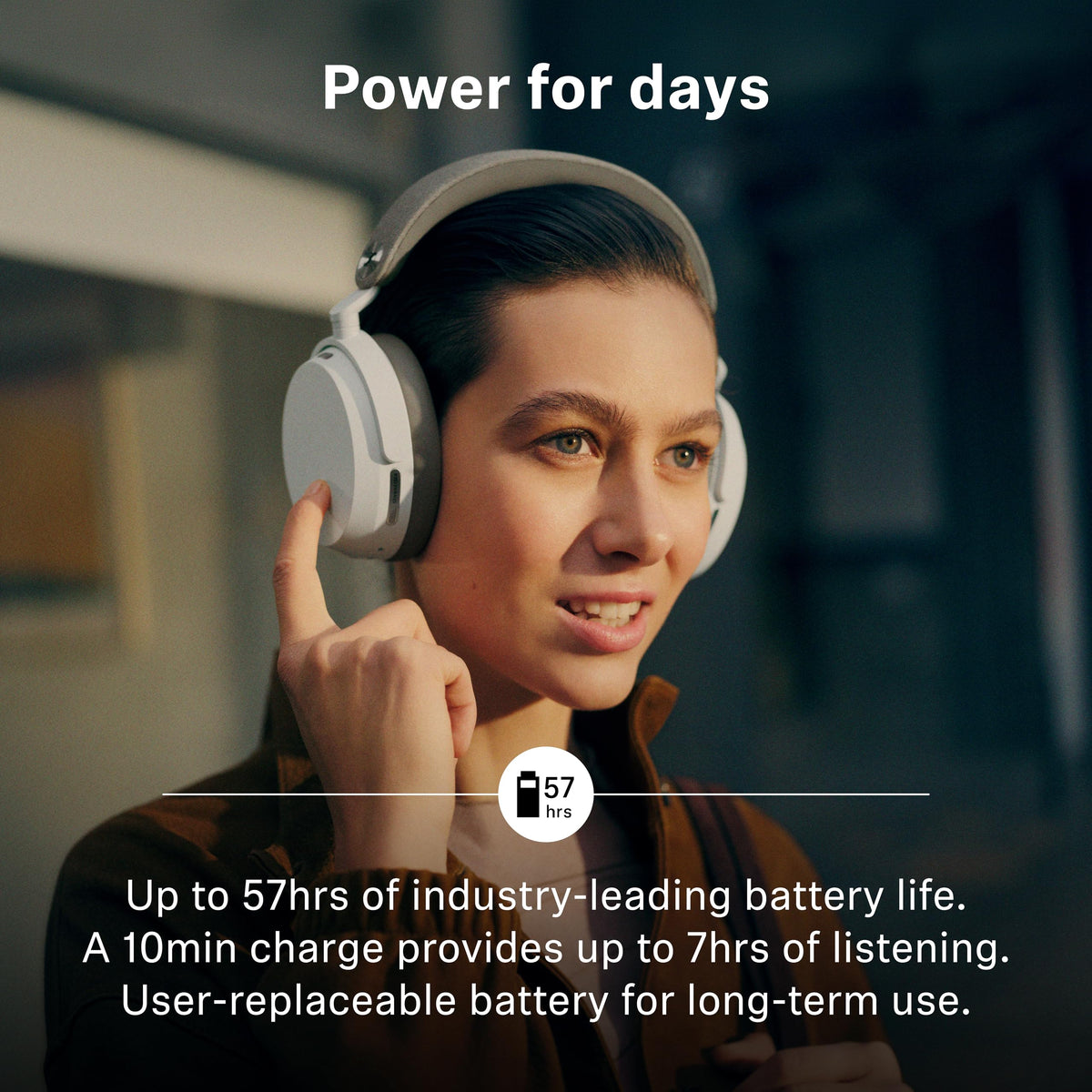 Sennheiser Momentum 5 Wireless Headphones (New Launch) – Adaptive ANC, 57-Hr Battery, Replaceable Battery, Hi-Res Audio, Dolby Atmos, aptX Lossless, Clear Calls, Gaming Mode, Sound Personalisation