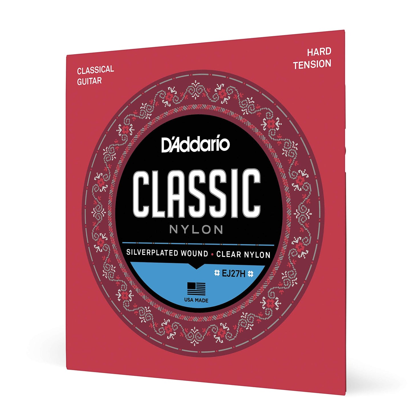 D'Addario EJ27H Nylon Classical Guitar Strings – Hard Tension - Deccan Retail