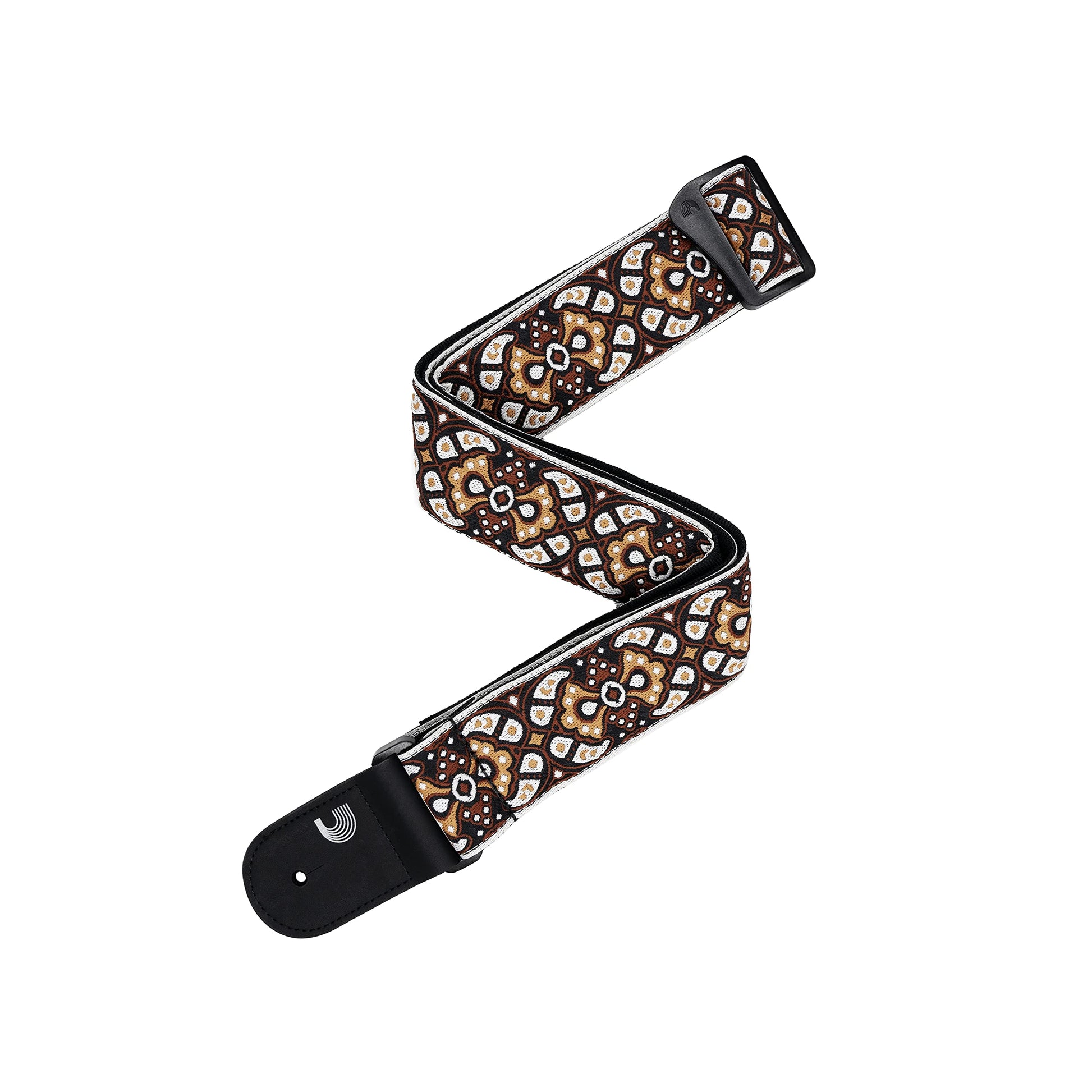 D'Addario Recycled Woven Guitar Strap Red/Orange (50RW03) - Deccan Retail