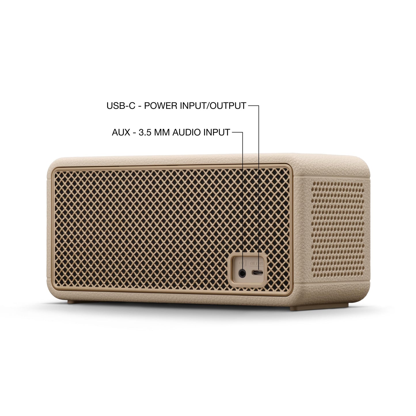 Marshall Middleton II Portable Bluetooth Speaker – Cream - Deccan Retail