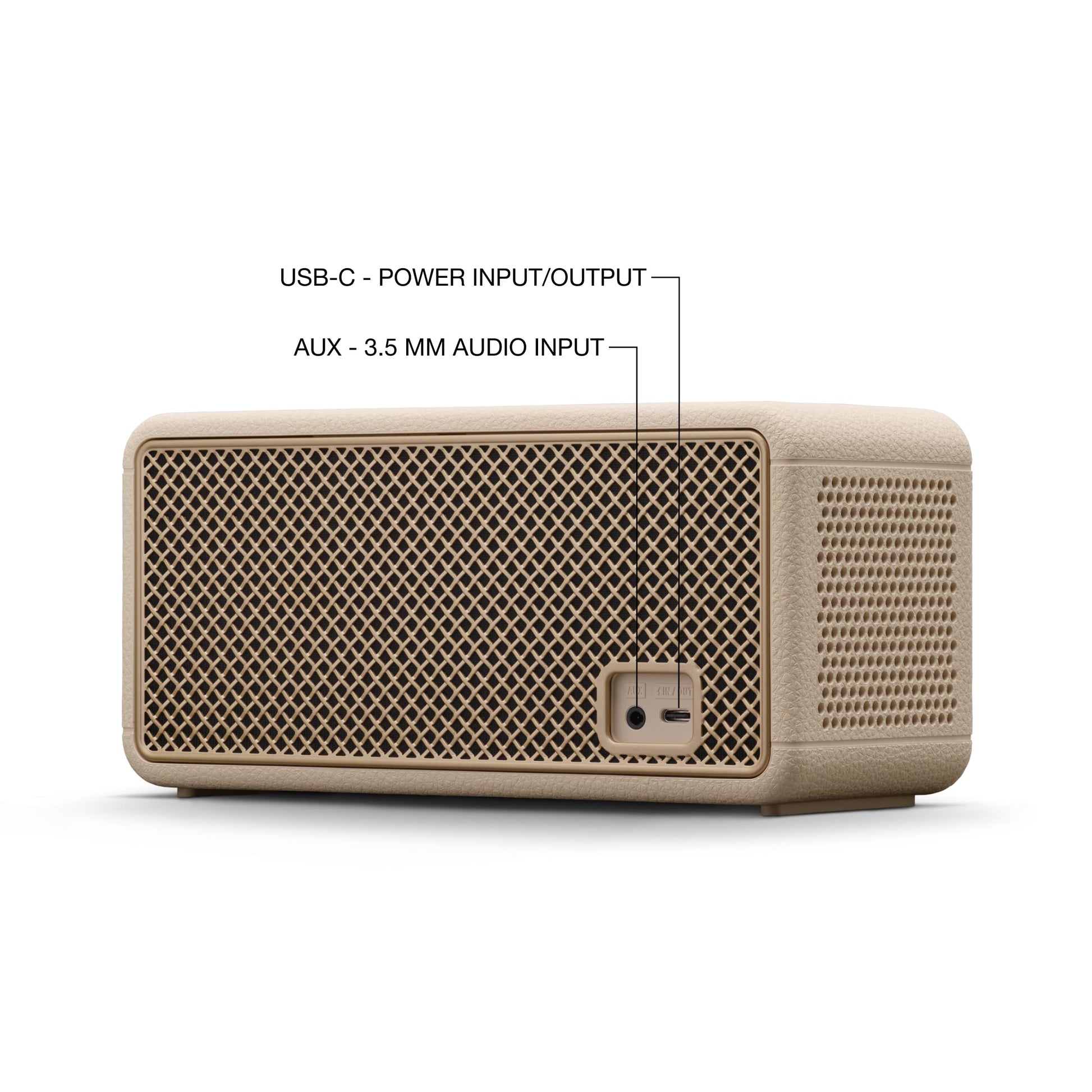 Marshall Middleton II Portable Bluetooth Speaker – Cream - Deccan Retail