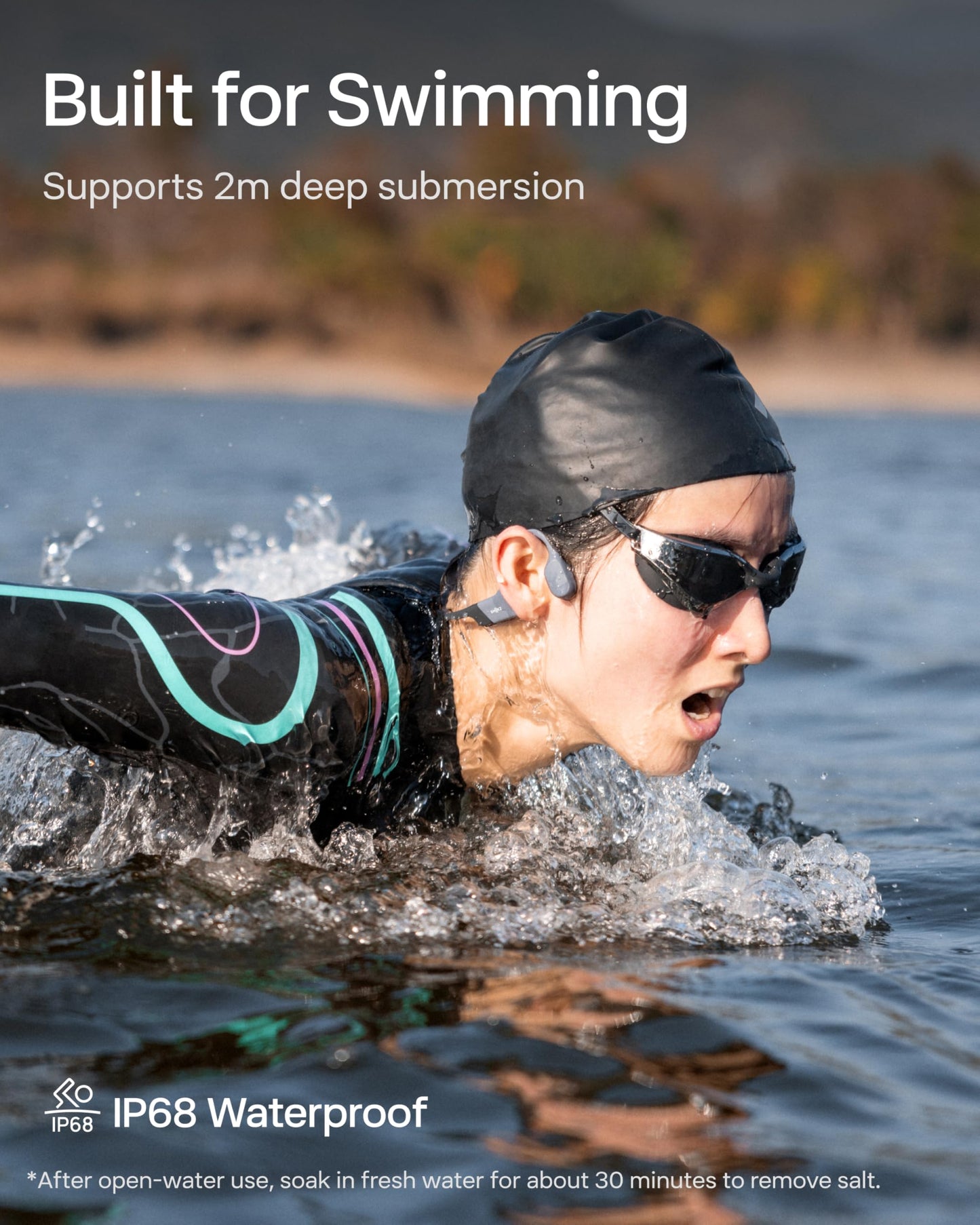 SHOKZ OpenSwim Pro - Grey - Deccan Retail
