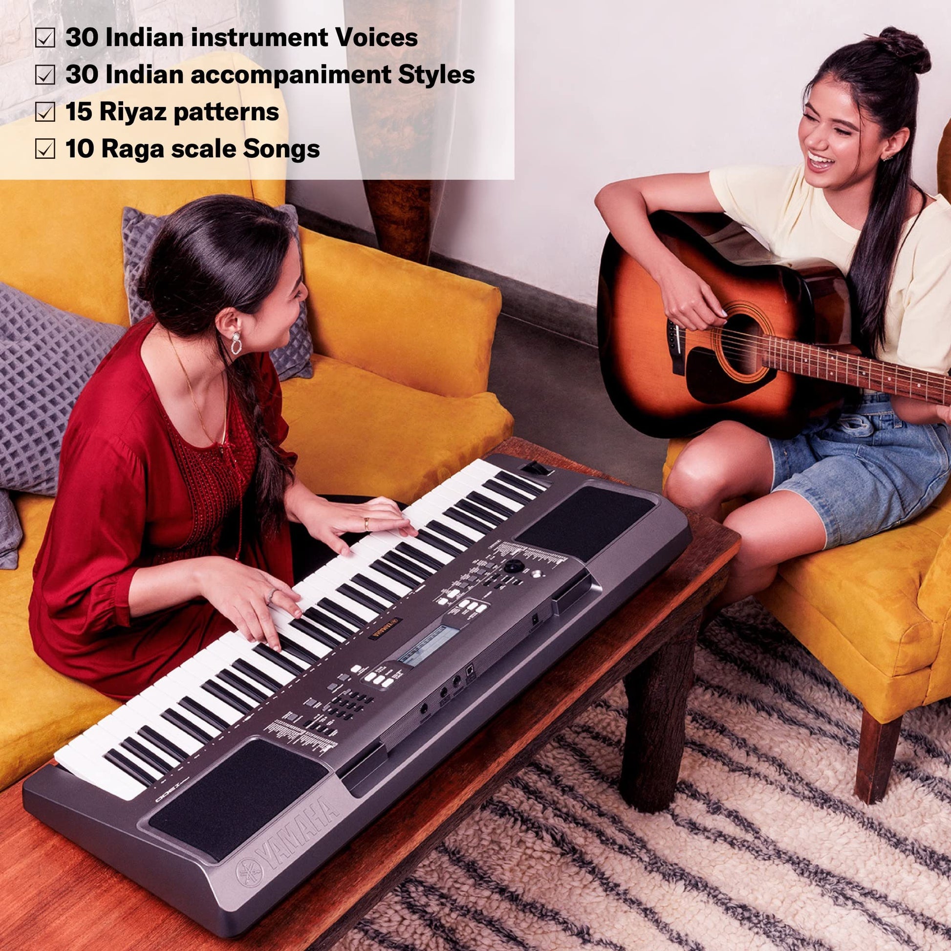 Yamaha PSR-I300 Portable Keyboard – 61 Keys with Indian Voices & Styles - Deccan Retail