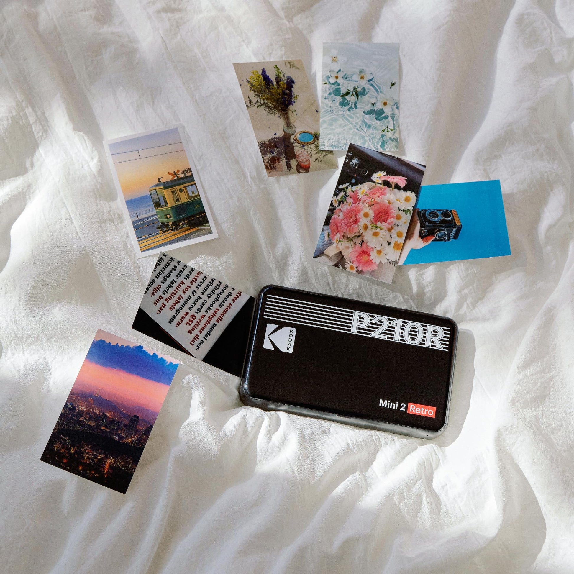 Kodak Mini 2 Retro 4PASS Portable Photo Printer with 68 Sheets Bundle - Black - Deccan Retail