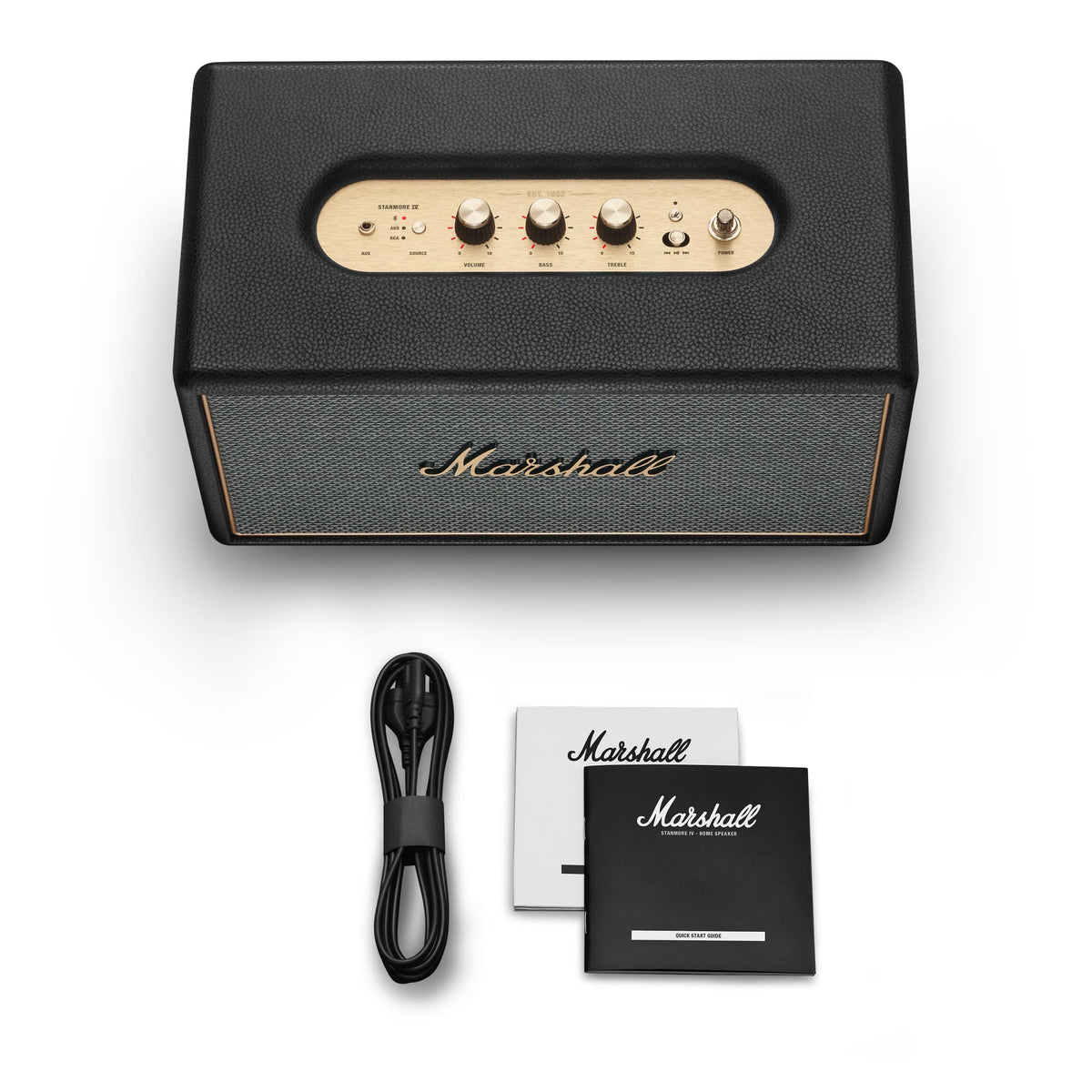 Marshall Stanmore IV Bluetooth Home Speaker – Black (PRE-ORDER)